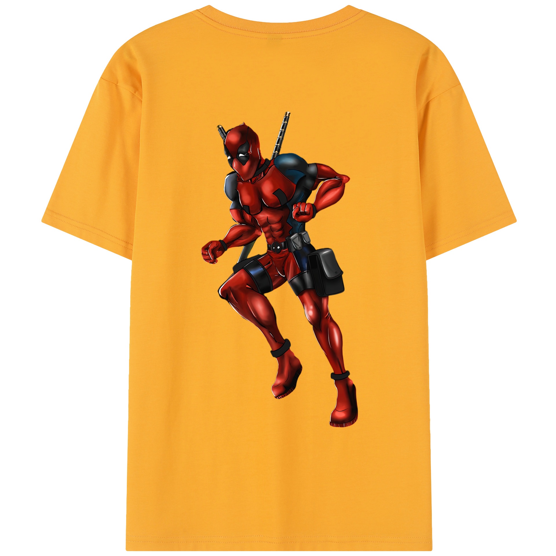 （画像用） Deadpool デッドプール レディース半袖Tシャツ(バックプリント)
