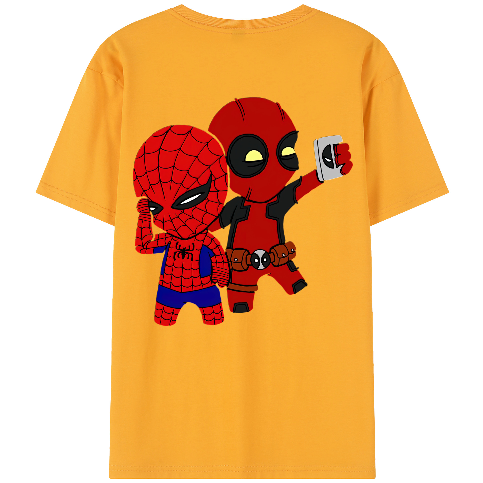 （画像用） Deadpool デッドプール レディース半袖Tシャツ(バックプリント)