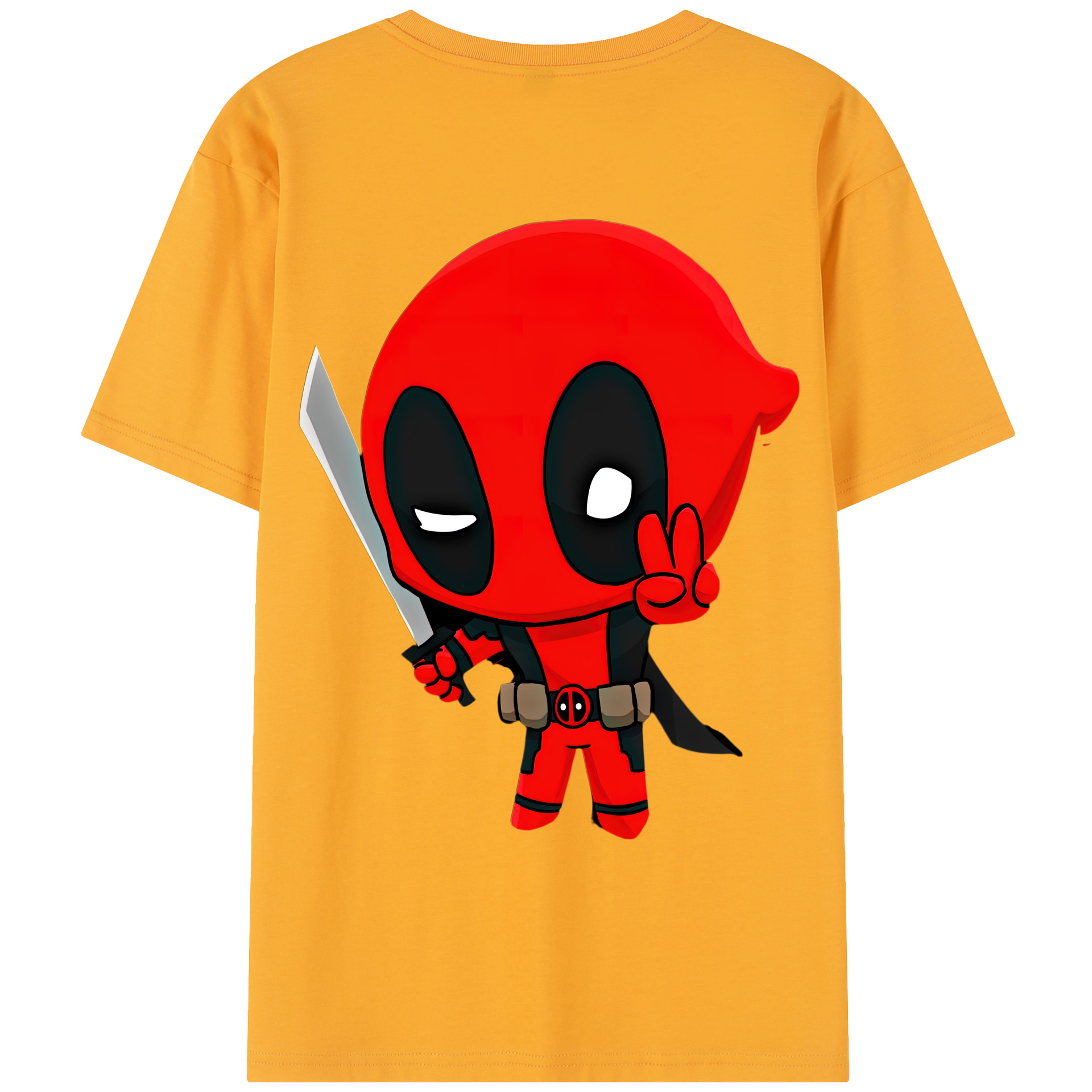 （画像用） Deadpool デッドプール レディース半袖Tシャツ(バックプリント)