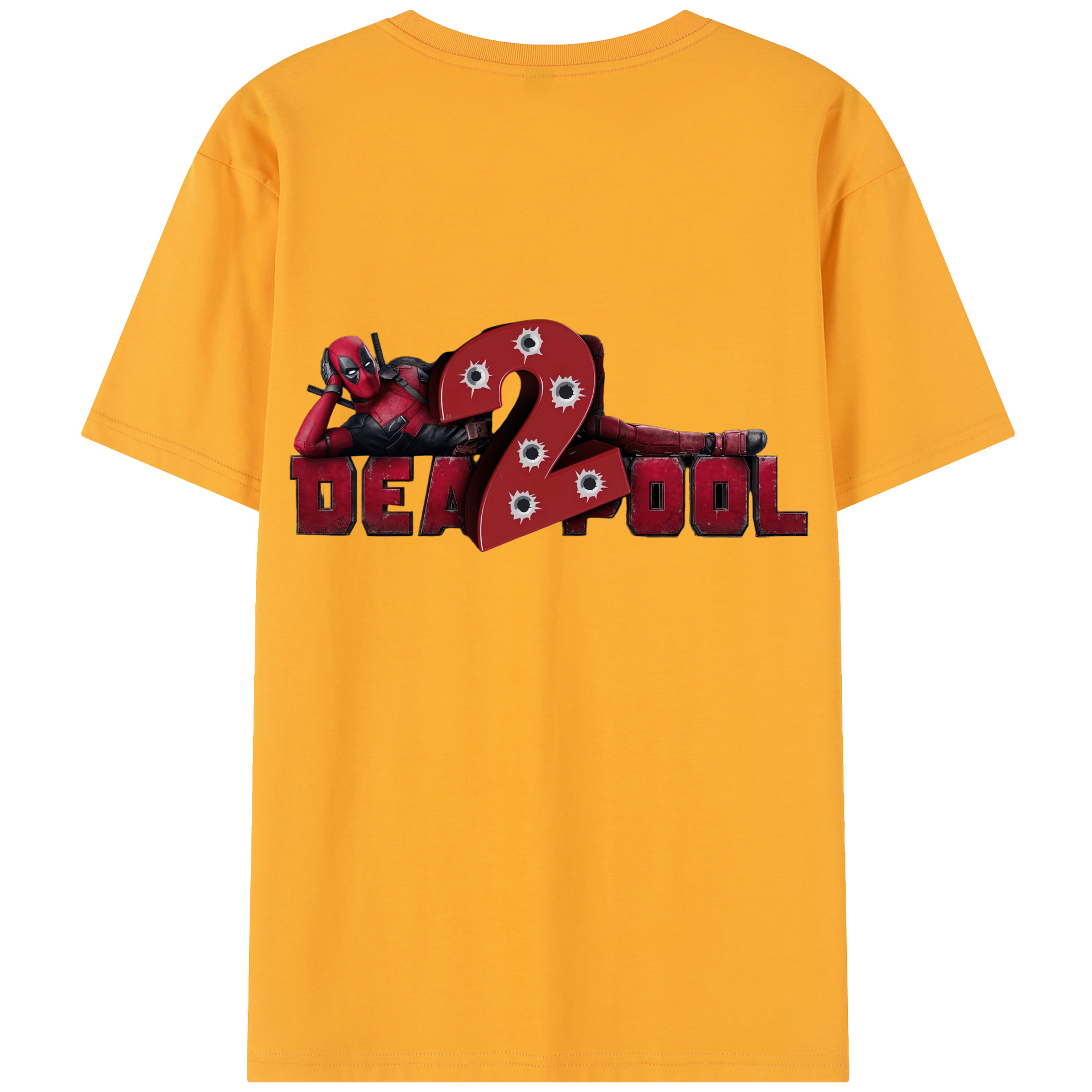 （画像用） Deadpool デッドプール レディース半袖Tシャツ(バックプリント)