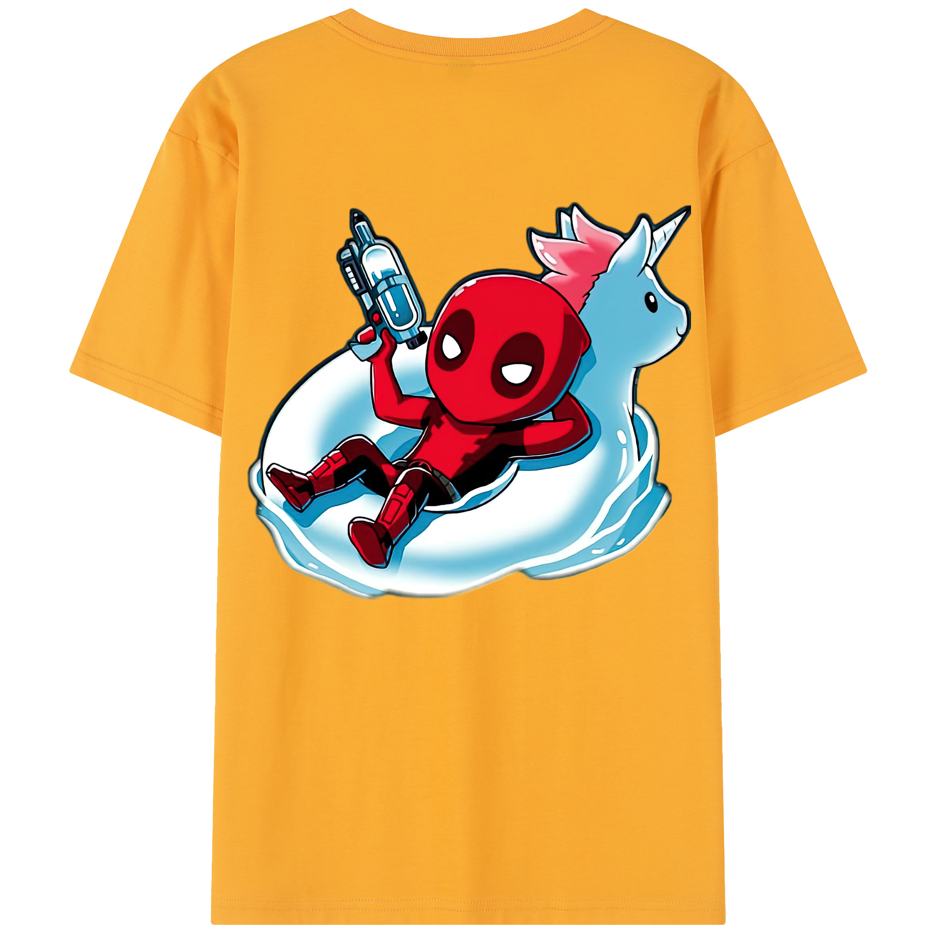 （画像用） Deadpool デッドプール レディース半袖Tシャツ(バックプリント)