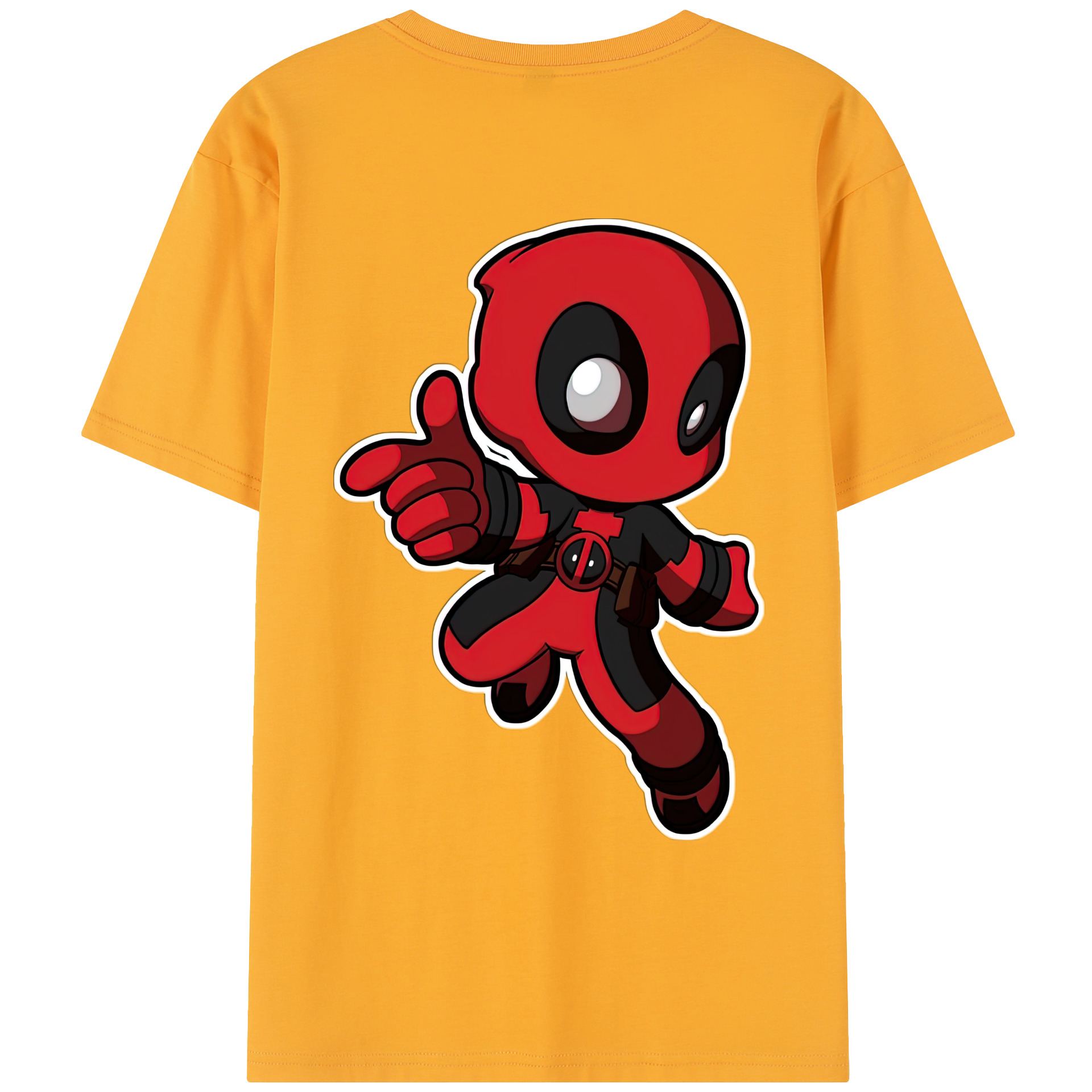 （画像用） Deadpool デッドプール レディース半袖Tシャツ(バックプリント)