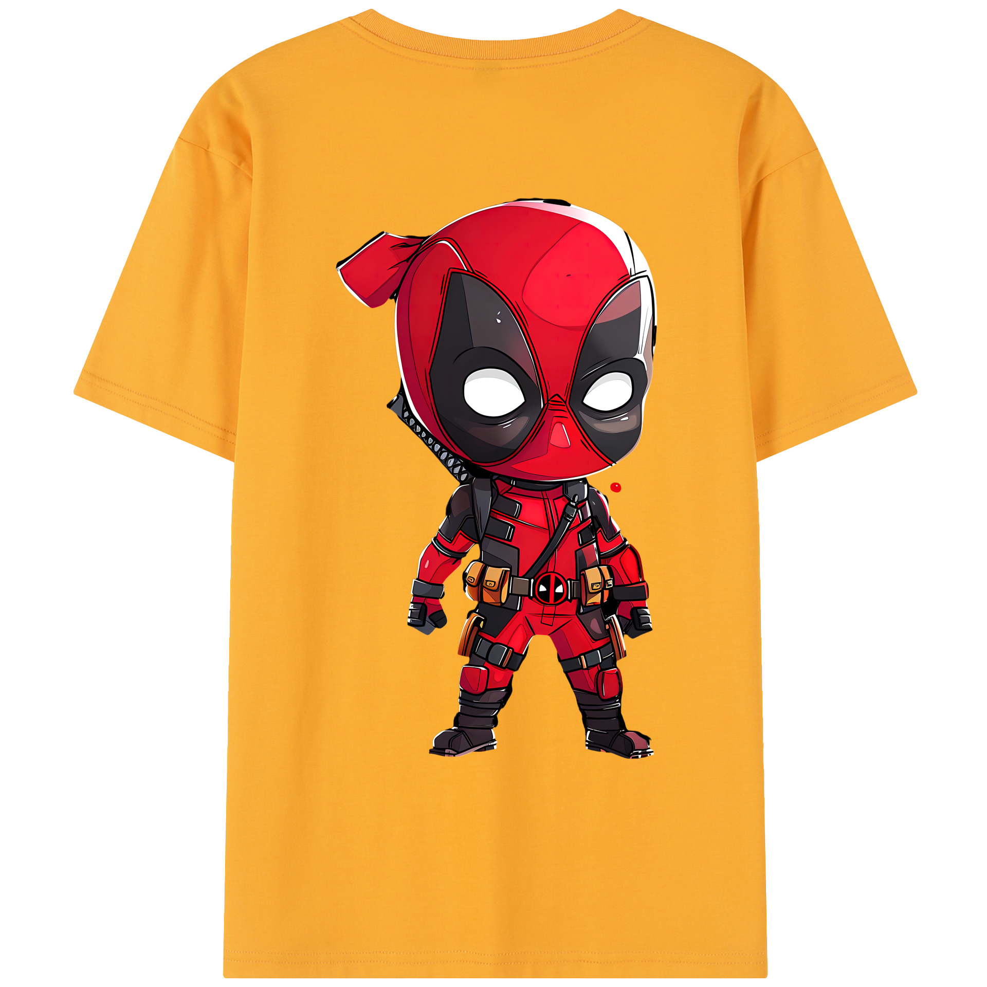 （画像用） Deadpool デッドプール レディース半袖Tシャツ(バックプリント)