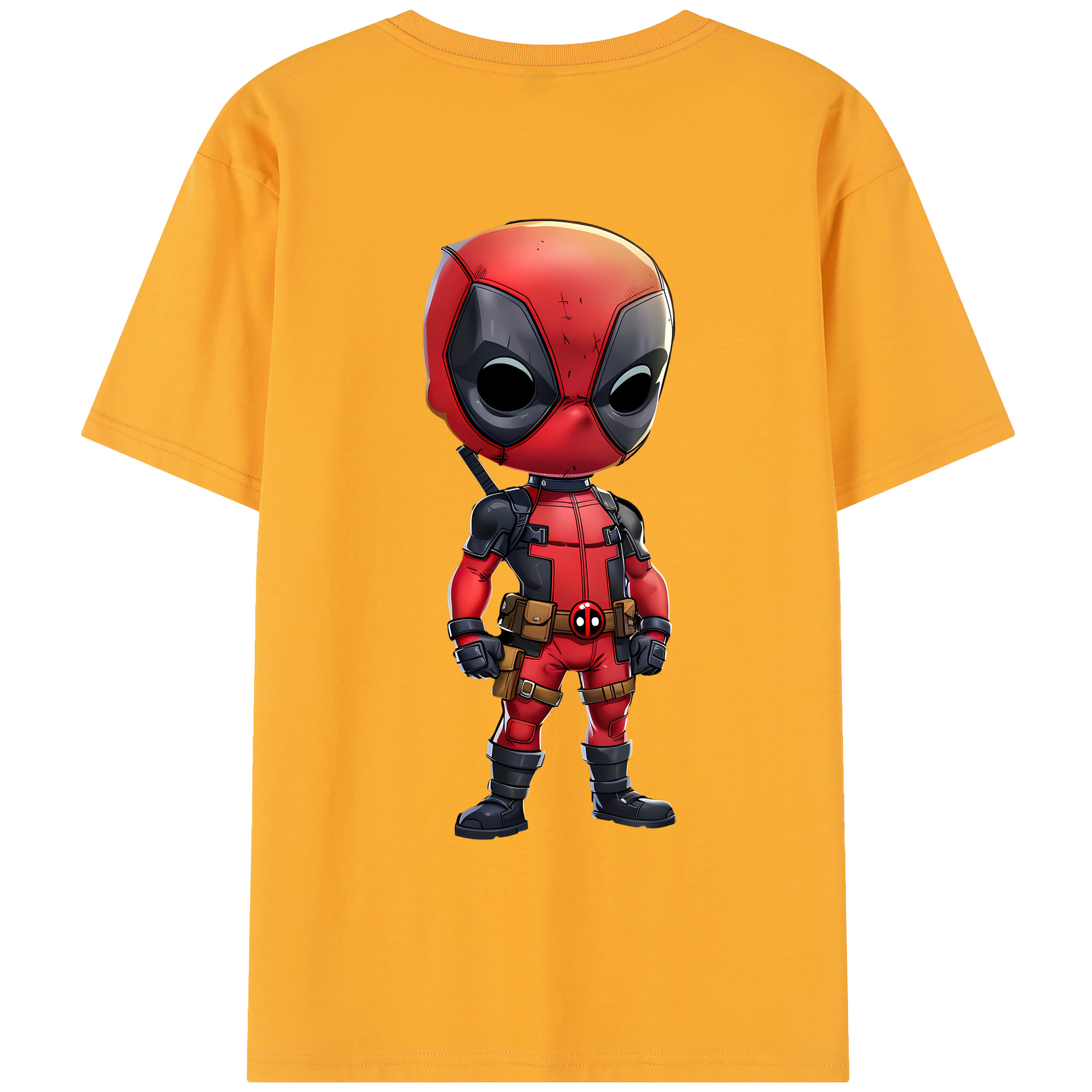 （画像用） Deadpool デッドプール レディース半袖Tシャツ(バックプリント)