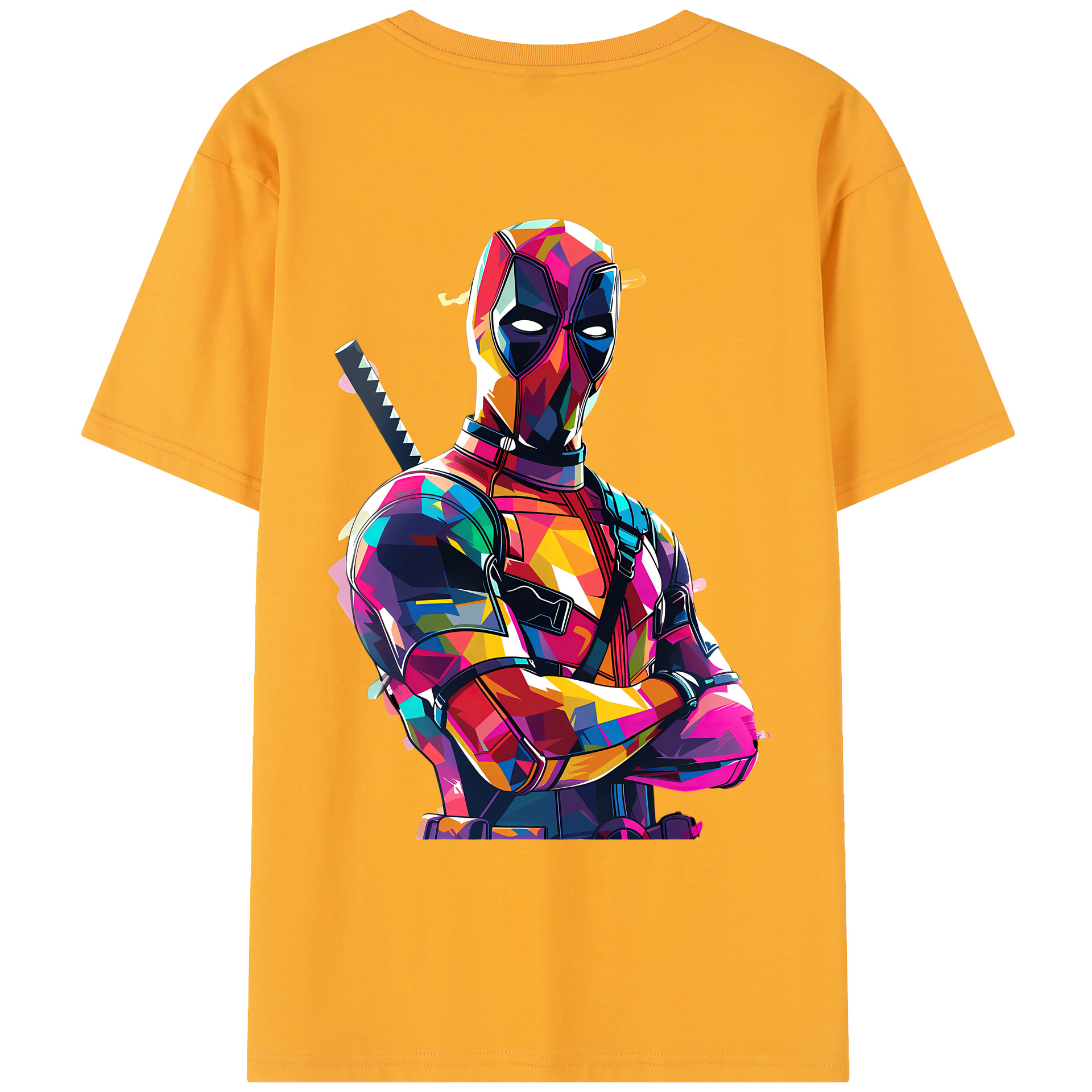 （画像用） Deadpool デッドプール レディース半袖Tシャツ(バックプリント)