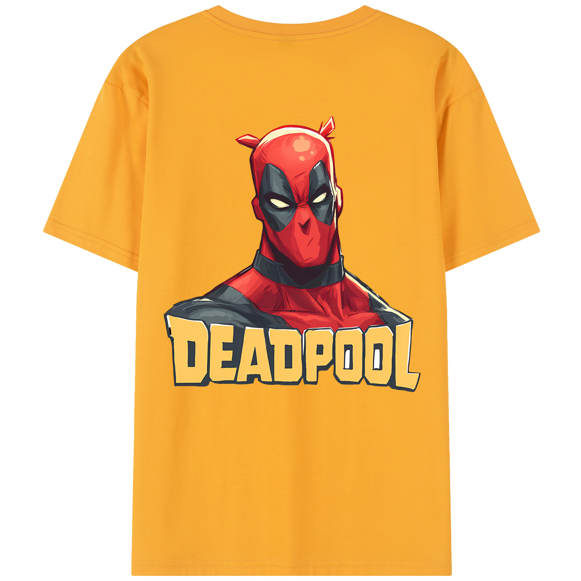 （画像用） Deadpool デッドプール レディース半袖Tシャツ(バックプリント)
