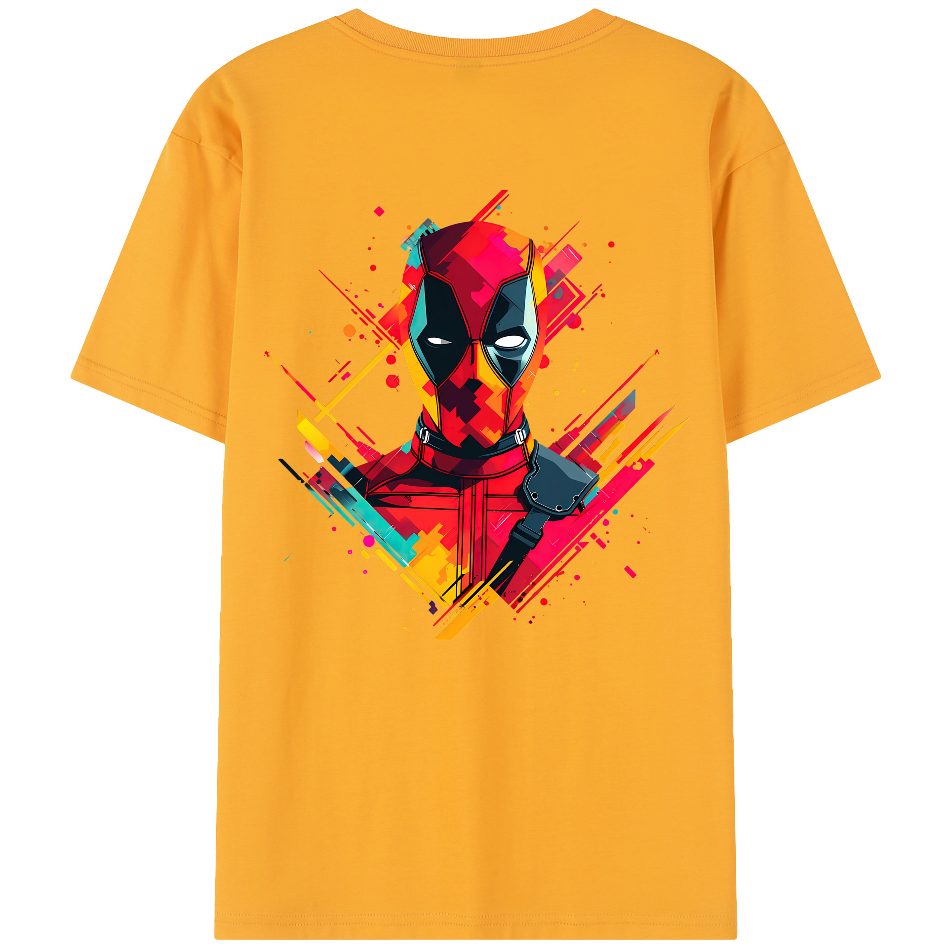 （画像用） Deadpool デッドプール レディース半袖Tシャツ(バックプリント)