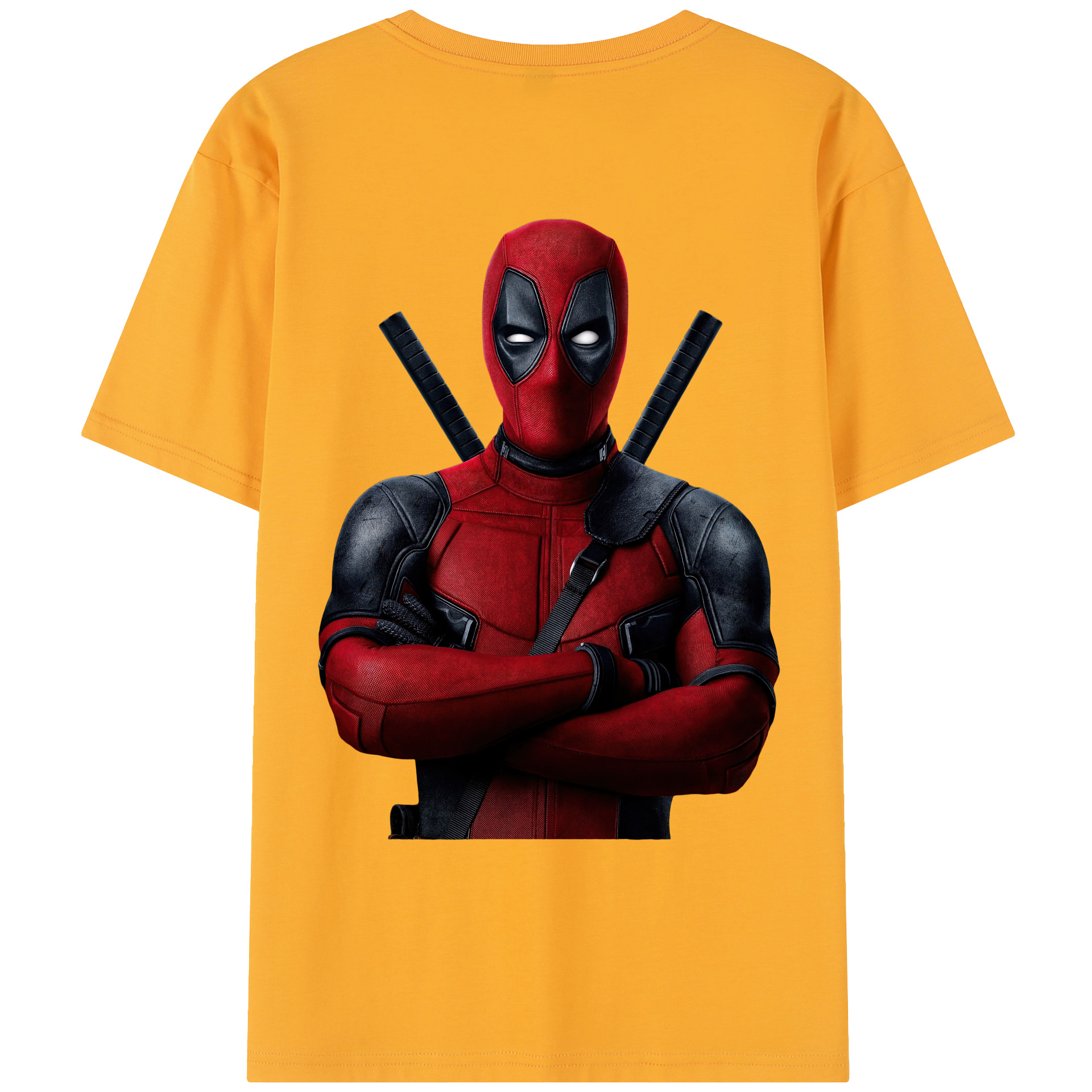 （画像用） Deadpool デッドプール レディース半袖Tシャツ(バックプリント)