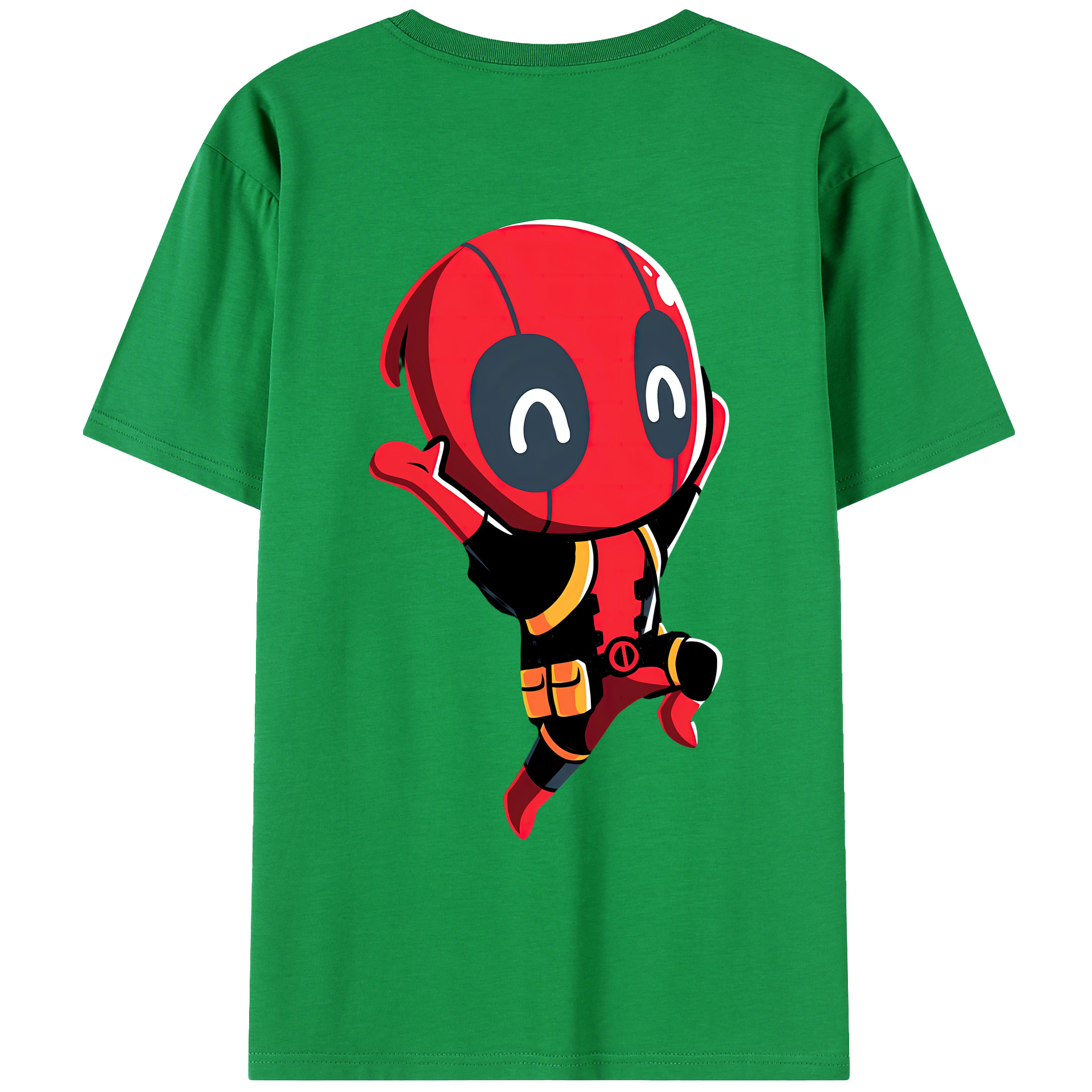 （画像用） Deadpool デッドプール レディース半袖Tシャツ(バックプリント)