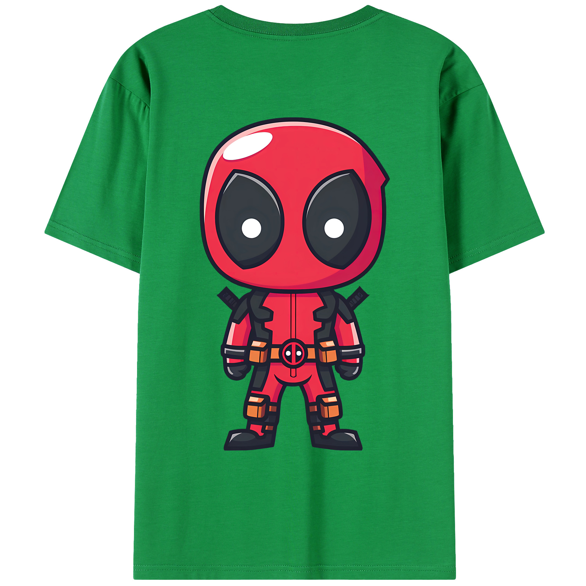 （画像用） Deadpool デッドプール レディース半袖Tシャツ(バックプリント)