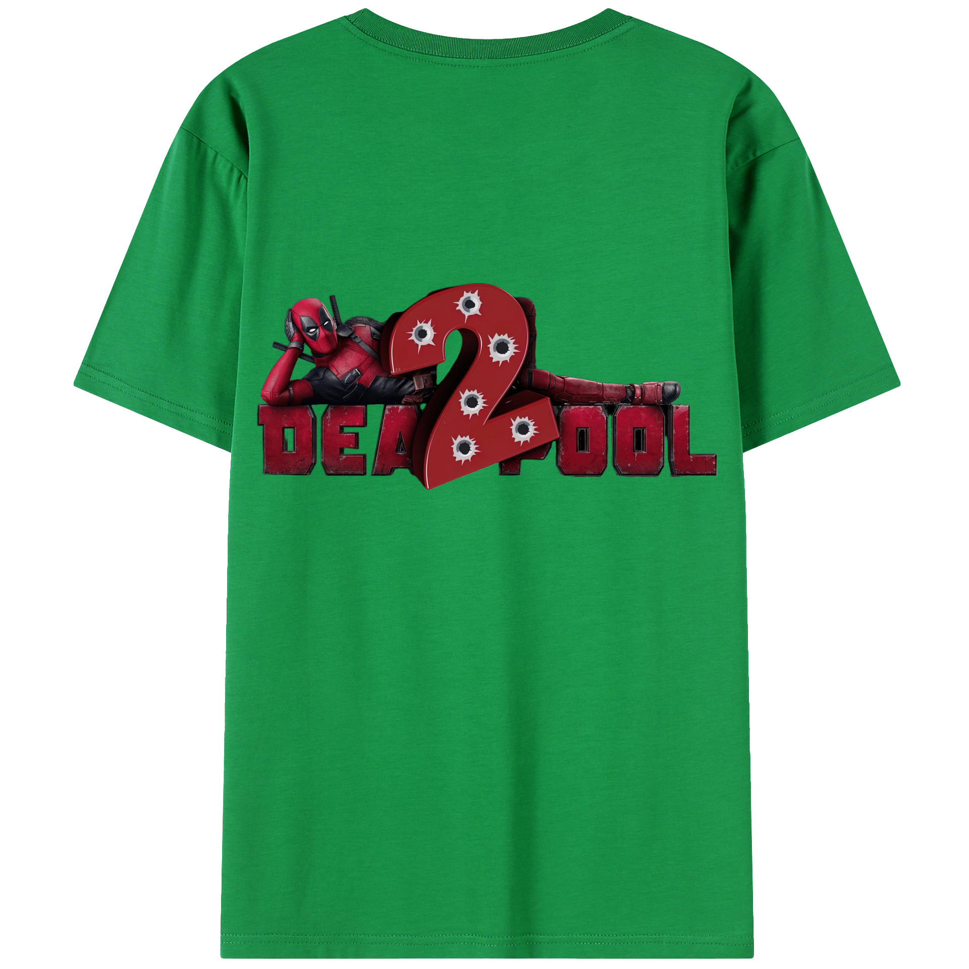 （画像用） Deadpool デッドプール レディース半袖Tシャツ(バックプリント)