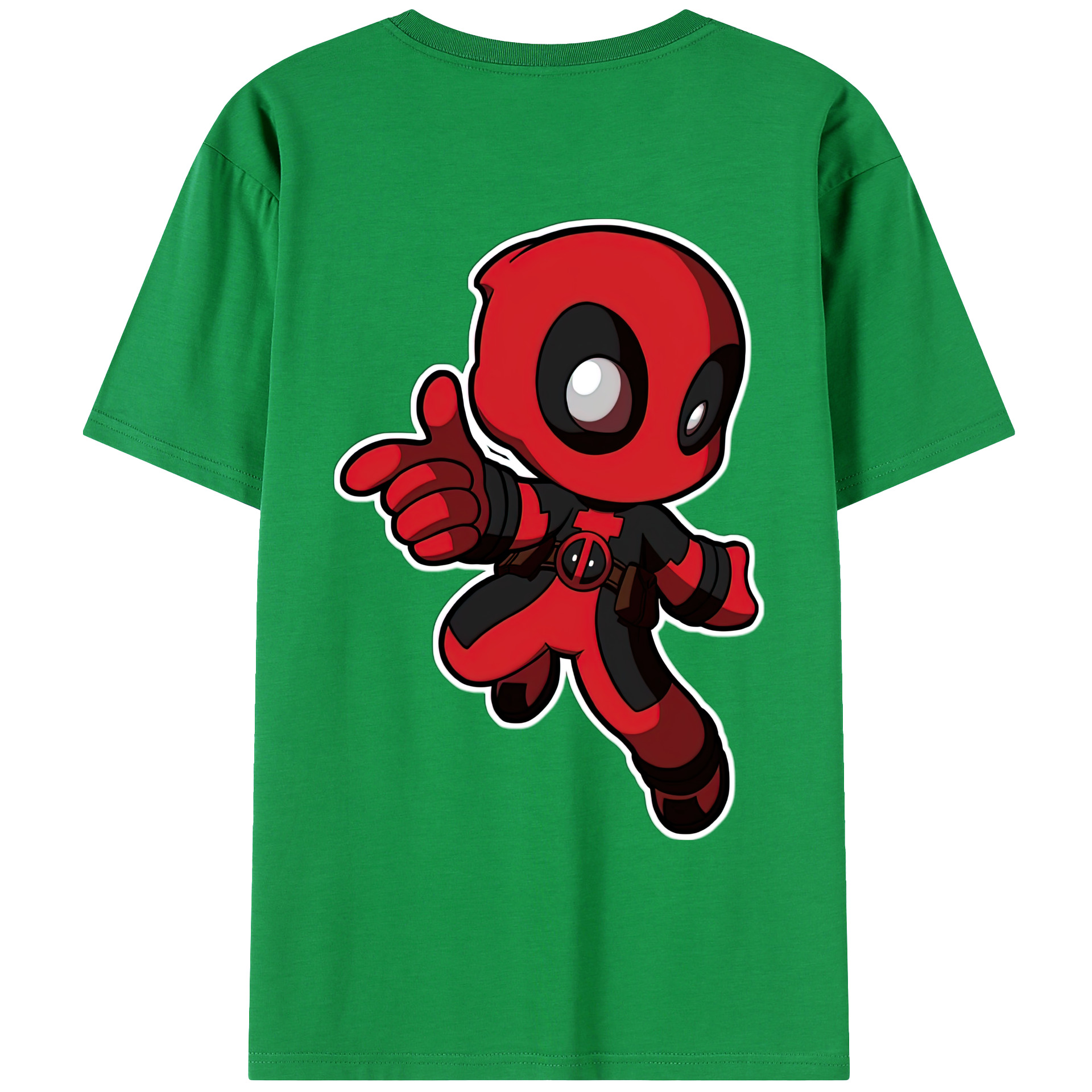 （画像用） Deadpool デッドプール レディース半袖Tシャツ(バックプリント)