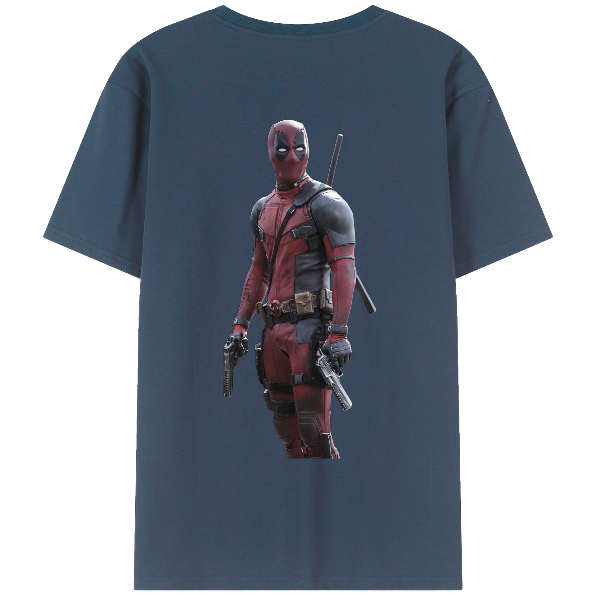（画像用） Deadpool デッドプール レディース半袖Tシャツ(バックプリント)