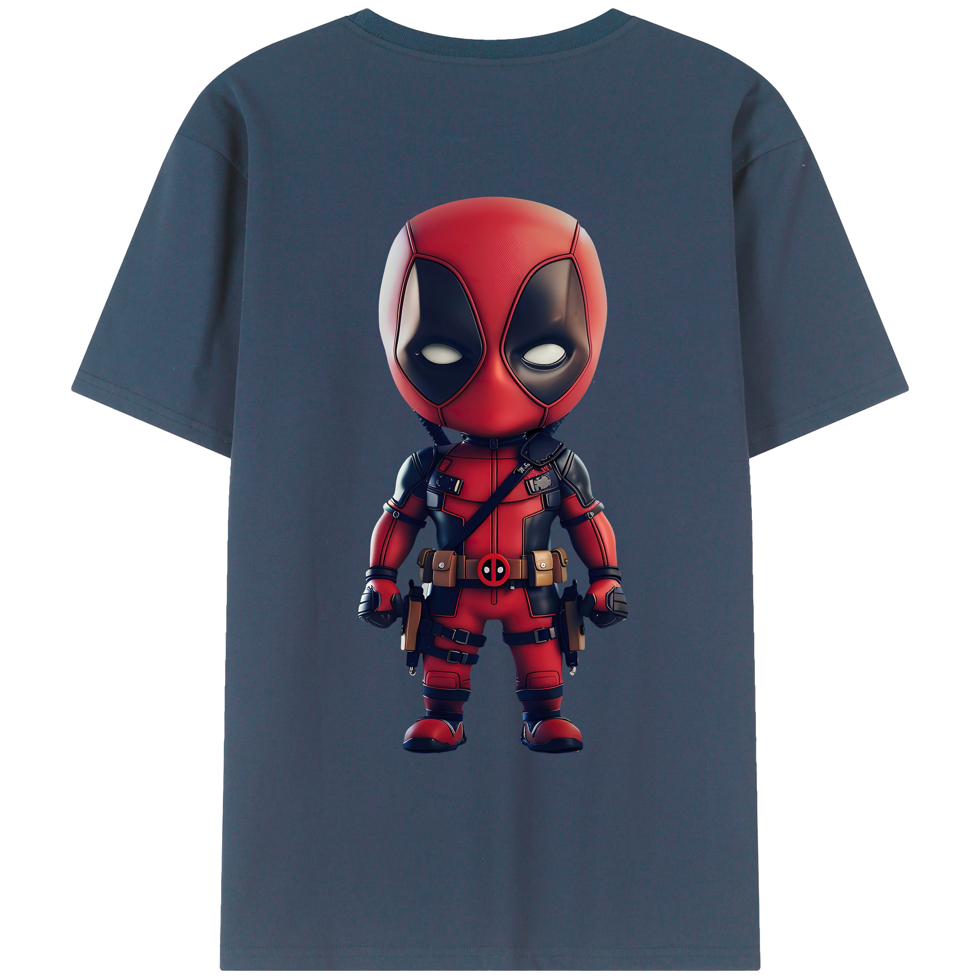 （画像用） Deadpool デッドプール レディース半袖Tシャツ(バックプリント)