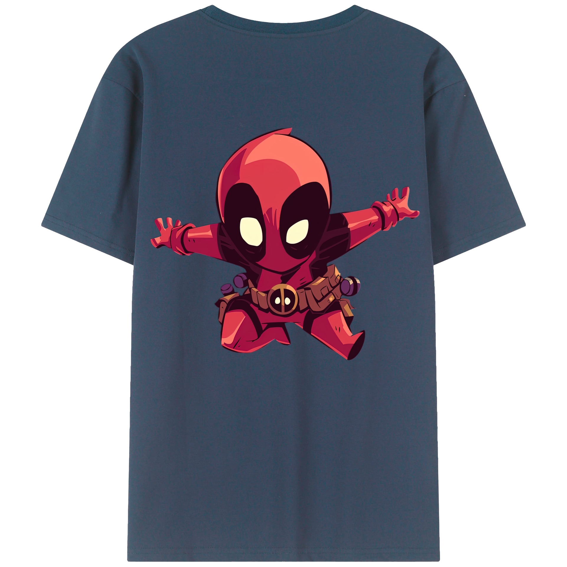 （画像用） Deadpool デッドプール レディース半袖Tシャツ(バックプリント)