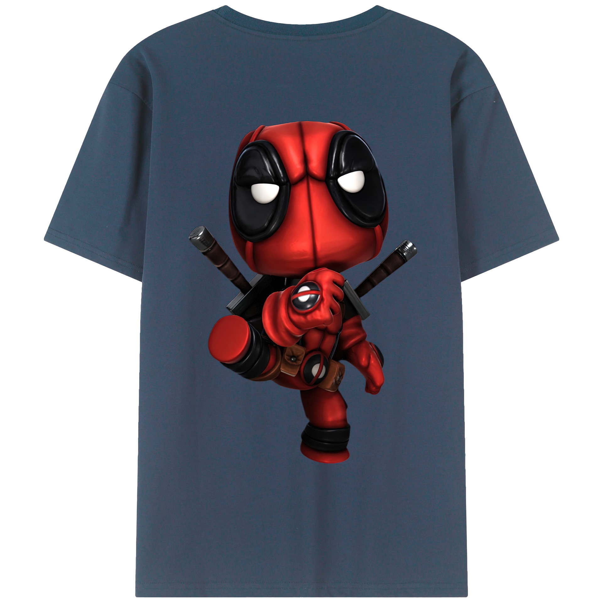 （画像用） Deadpool デッドプール レディース半袖Tシャツ(バックプリント)