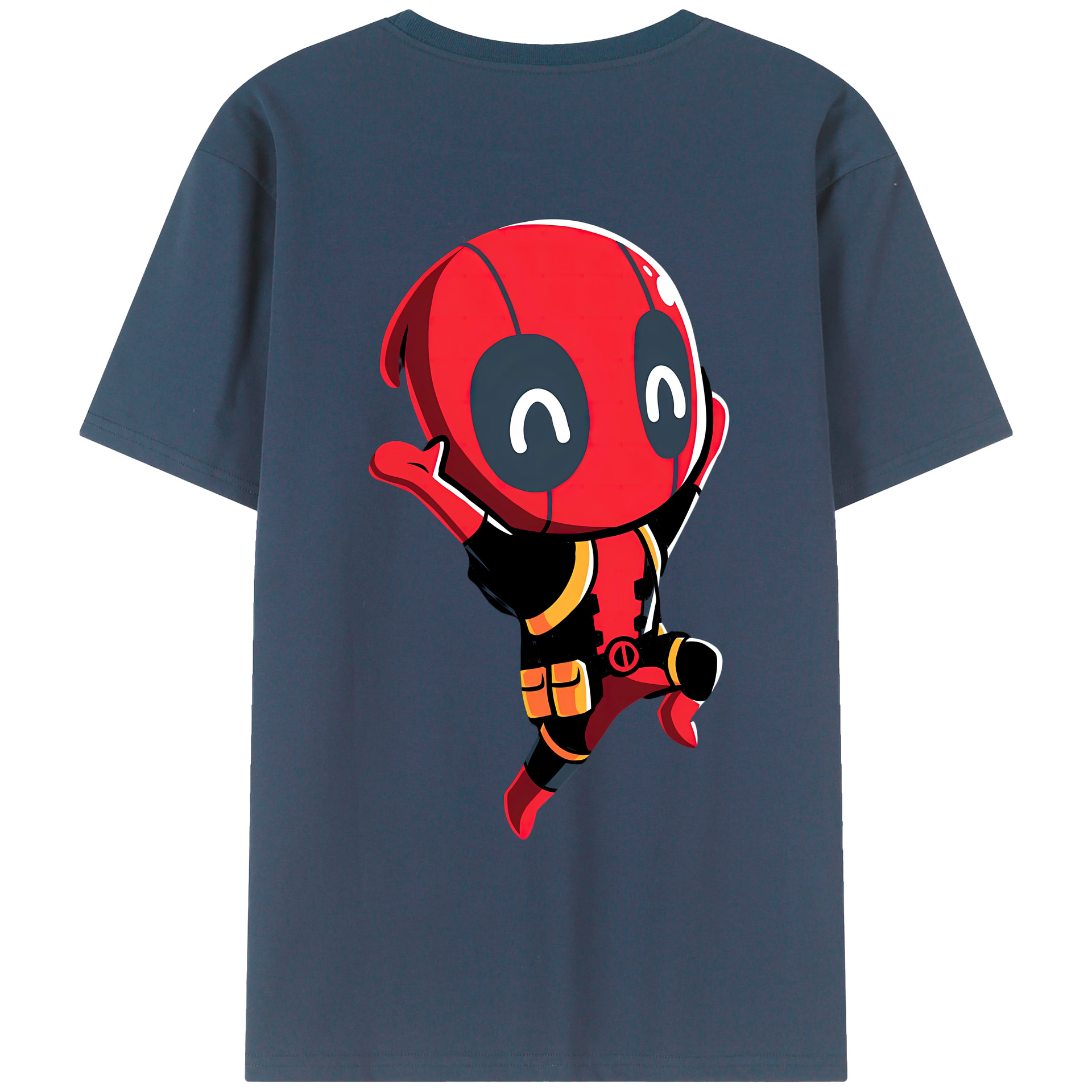 （画像用） Deadpool デッドプール レディース半袖Tシャツ(バックプリント)