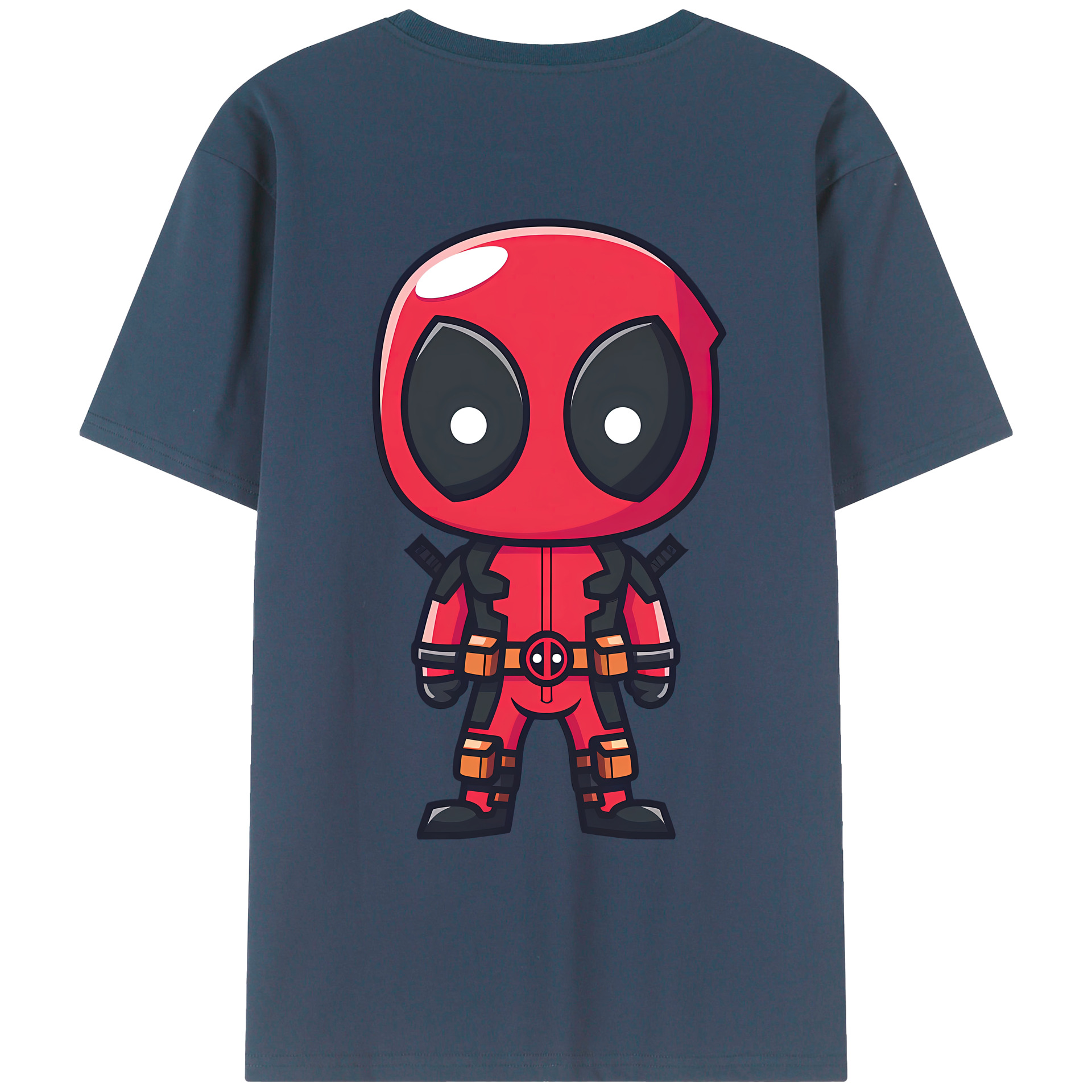 （画像用） Deadpool デッドプール レディース半袖Tシャツ(バックプリント)