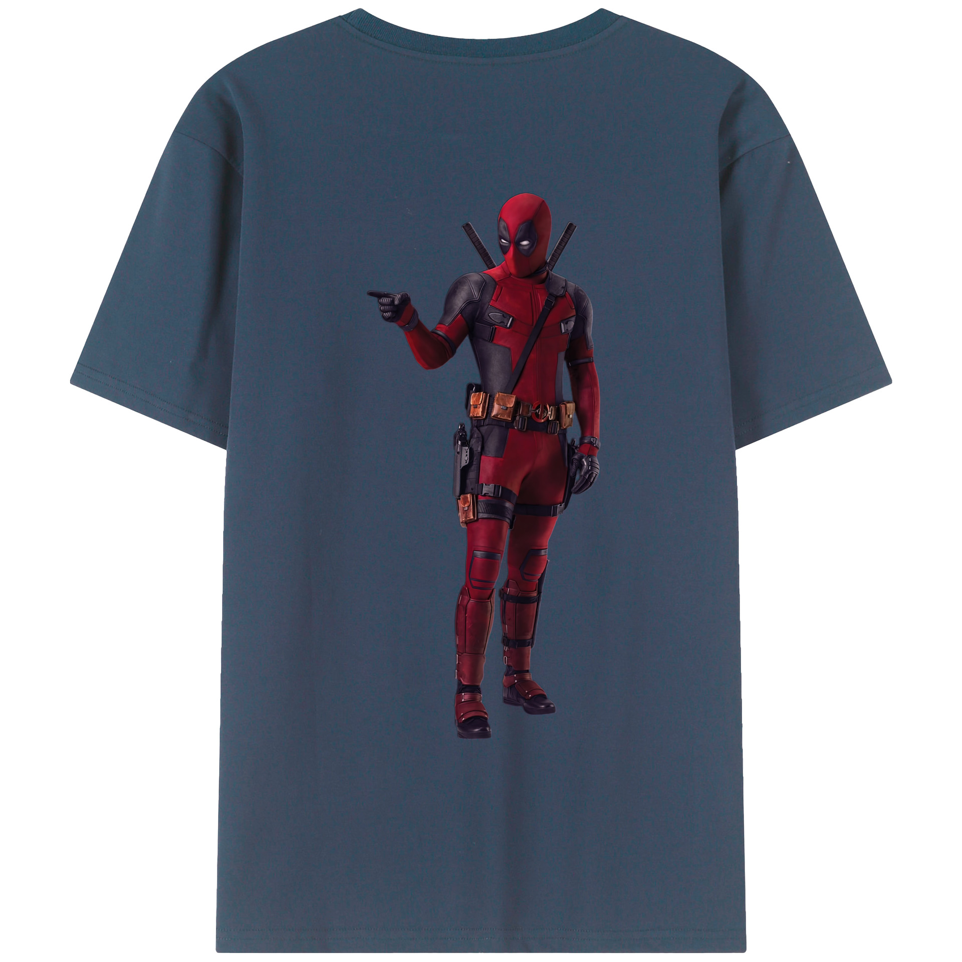 （画像用） Deadpool デッドプール レディース半袖Tシャツ(バックプリント)