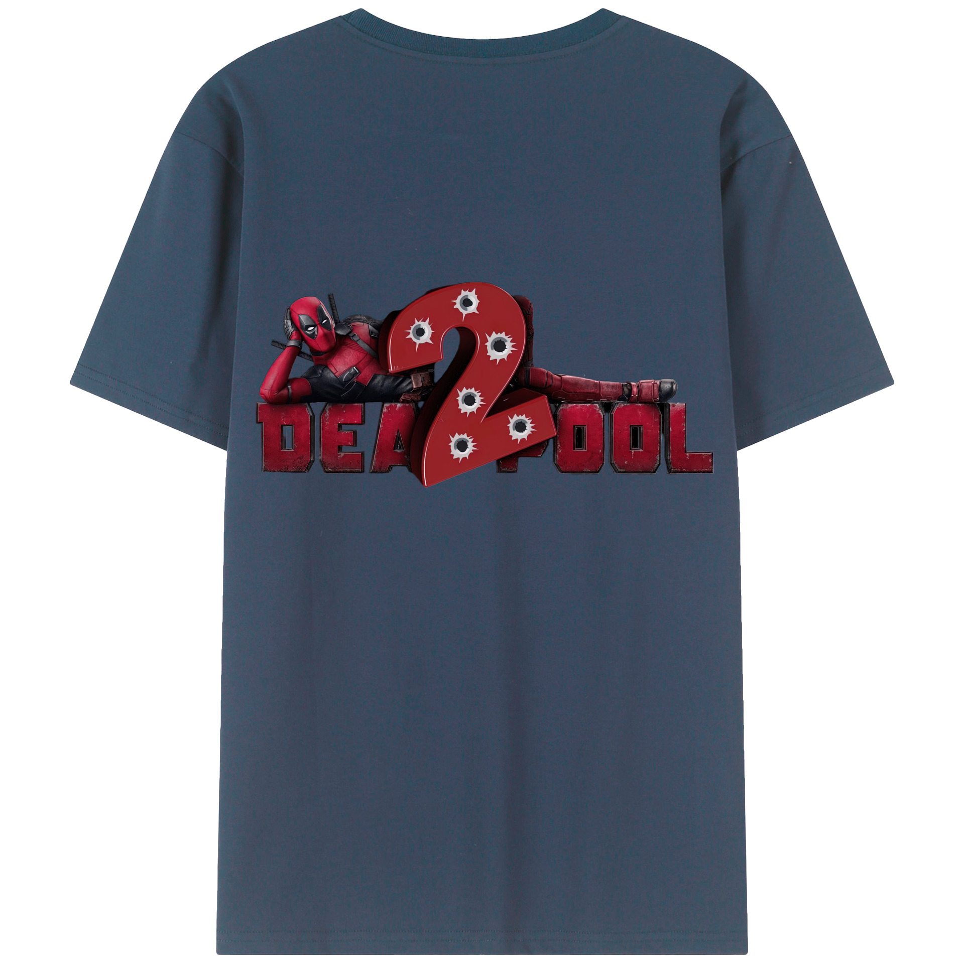 （画像用） Deadpool デッドプール レディース半袖Tシャツ(バックプリント)