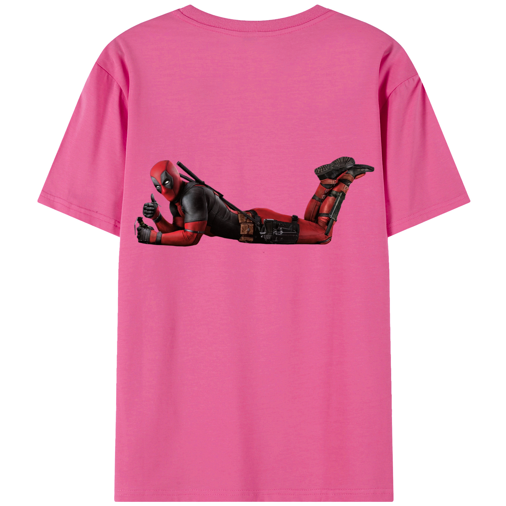 （画像用） Deadpool デッドプール レディース半袖Tシャツ(バックプリント)