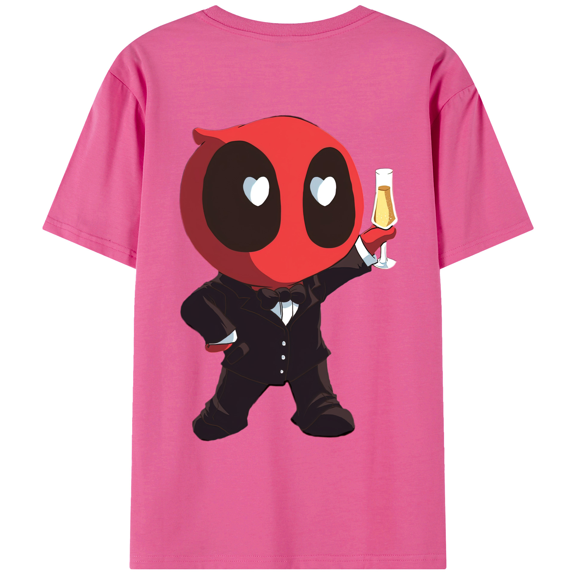 （画像用） Deadpool デッドプール レディース半袖Tシャツ(バックプリント)