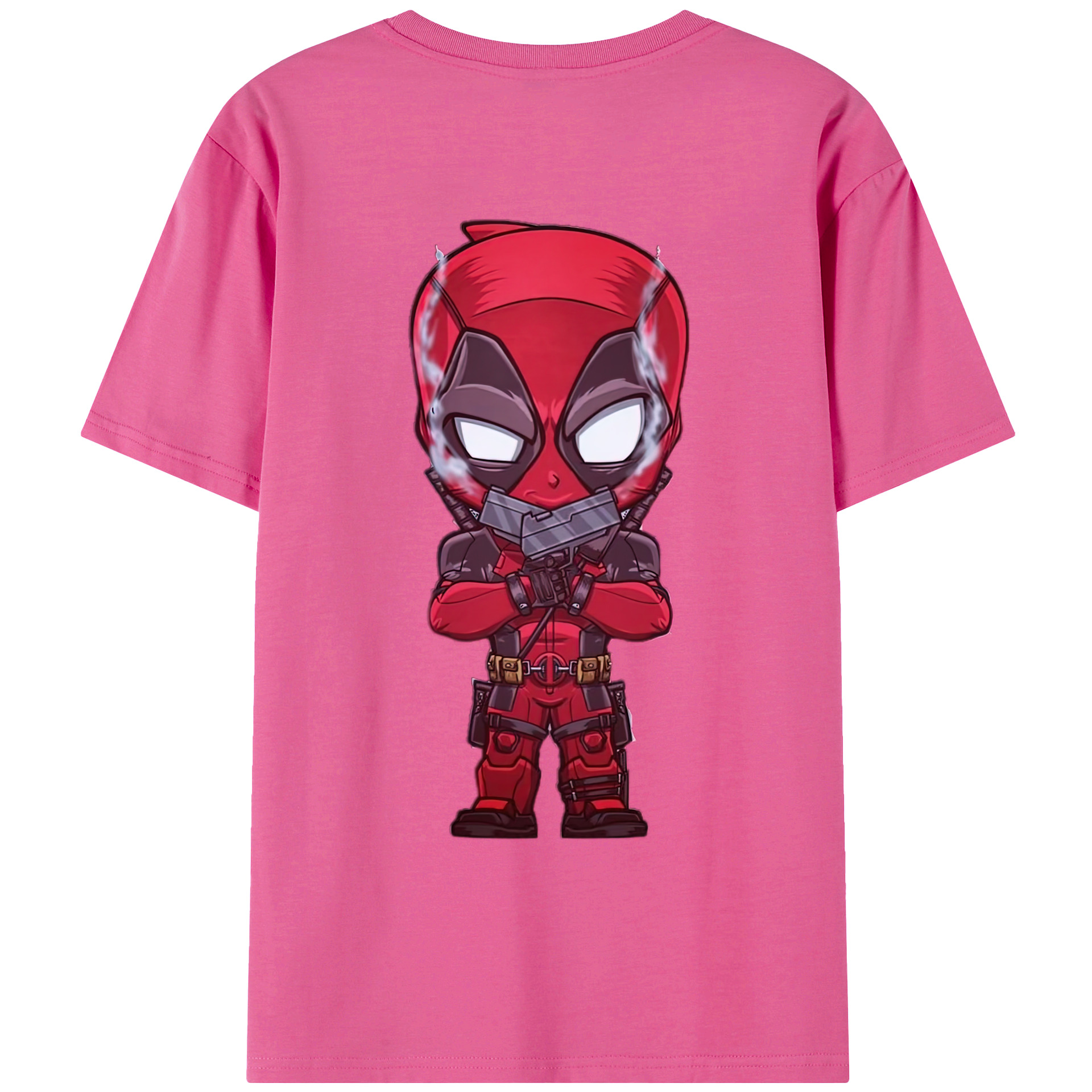 （画像用） Deadpool デッドプール レディース半袖Tシャツ(バックプリント)