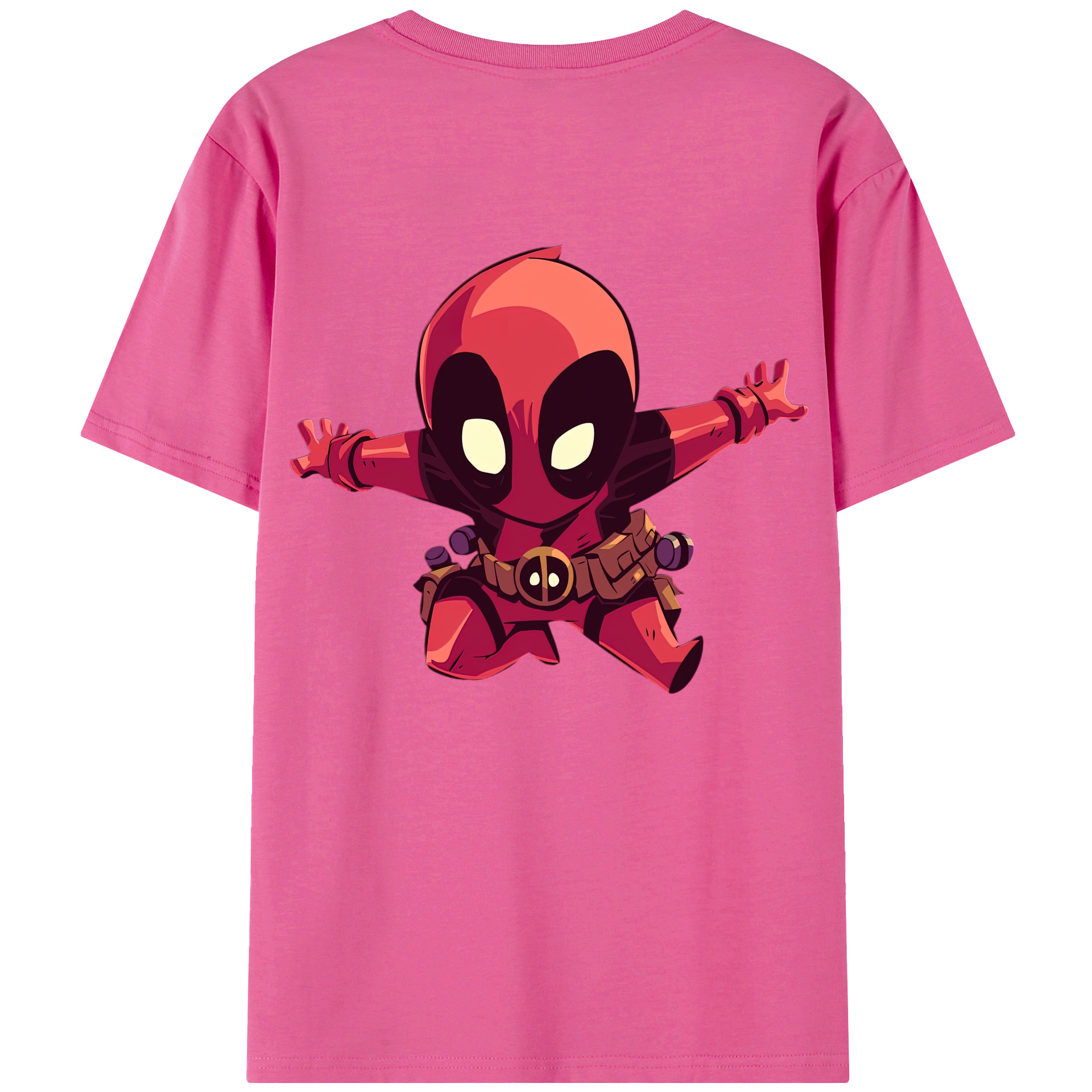 （画像用） Deadpool デッドプール レディース半袖Tシャツ(バックプリント)