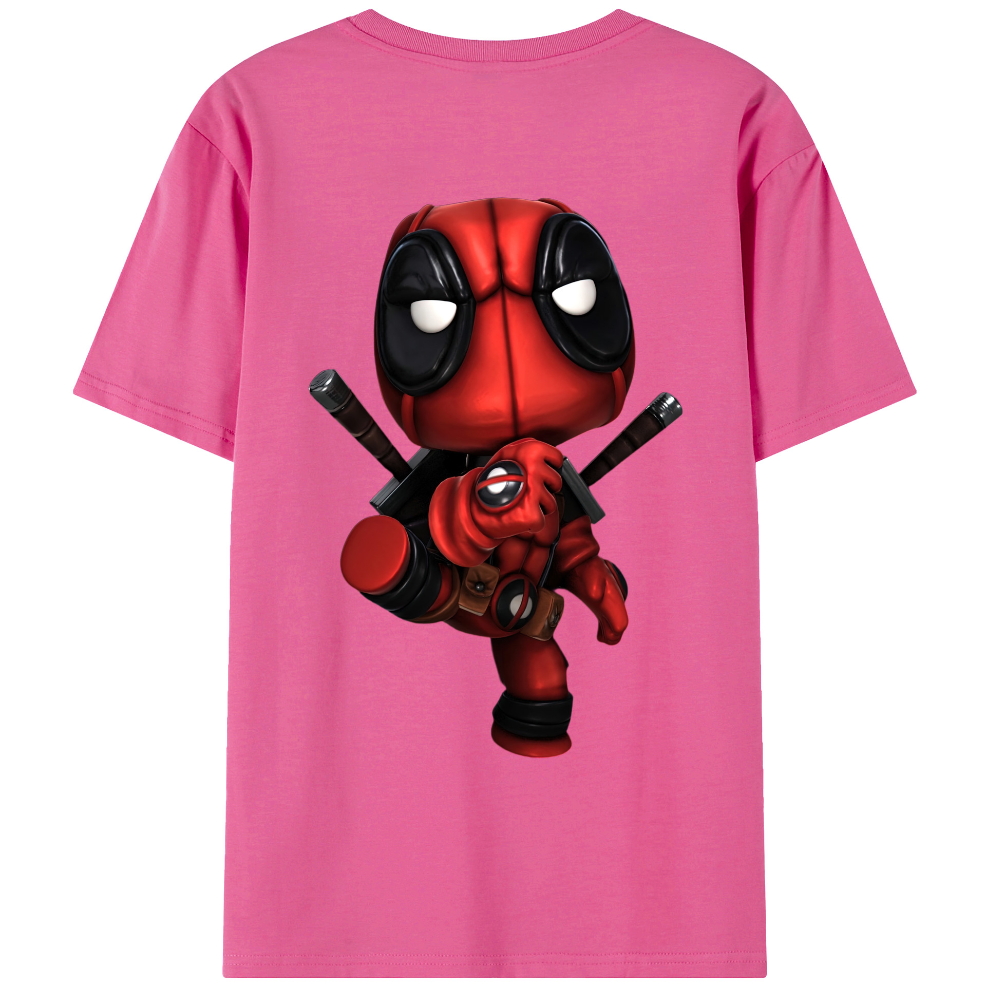 （画像用） Deadpool デッドプール レディース半袖Tシャツ(バックプリント)