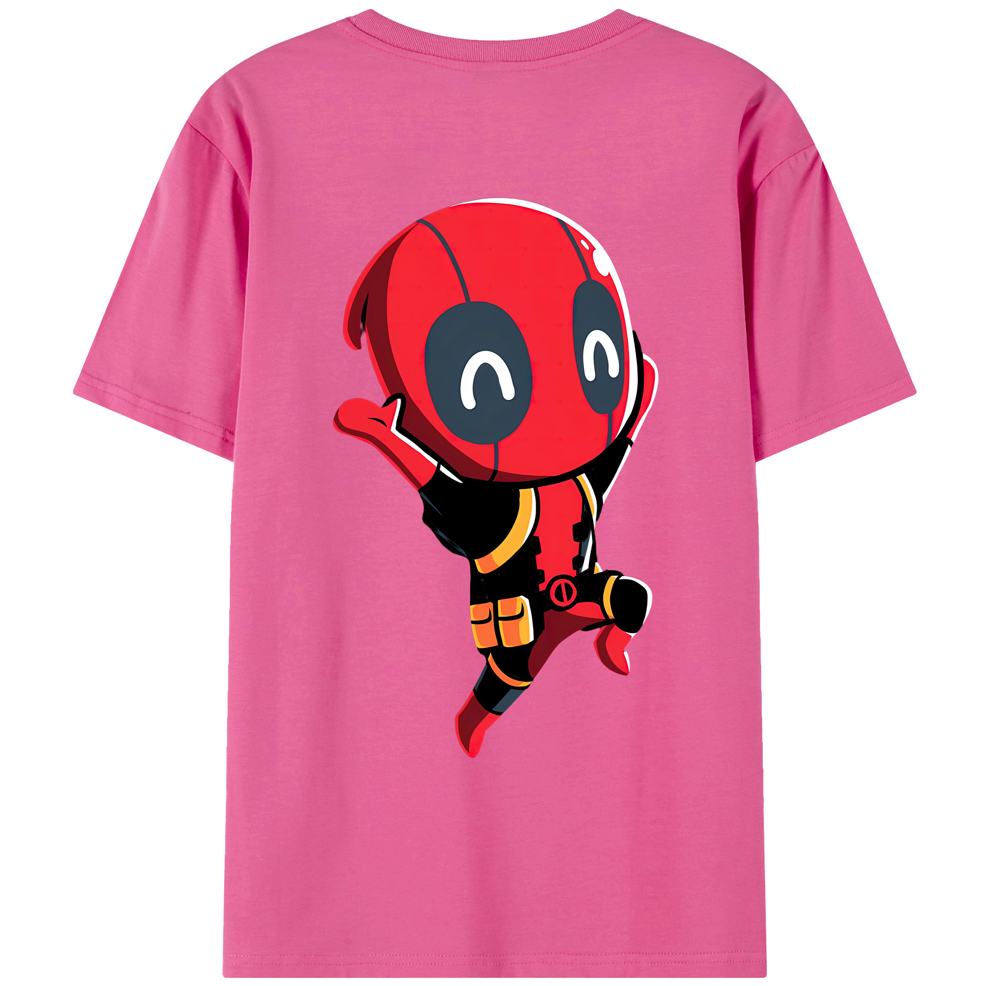 （画像用） Deadpool デッドプール レディース半袖Tシャツ(バックプリント)