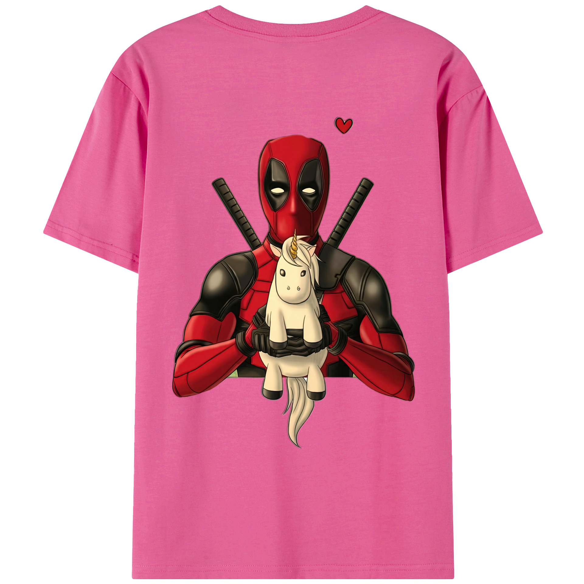 （画像用） Deadpool デッドプール レディース半袖Tシャツ(バックプリント)