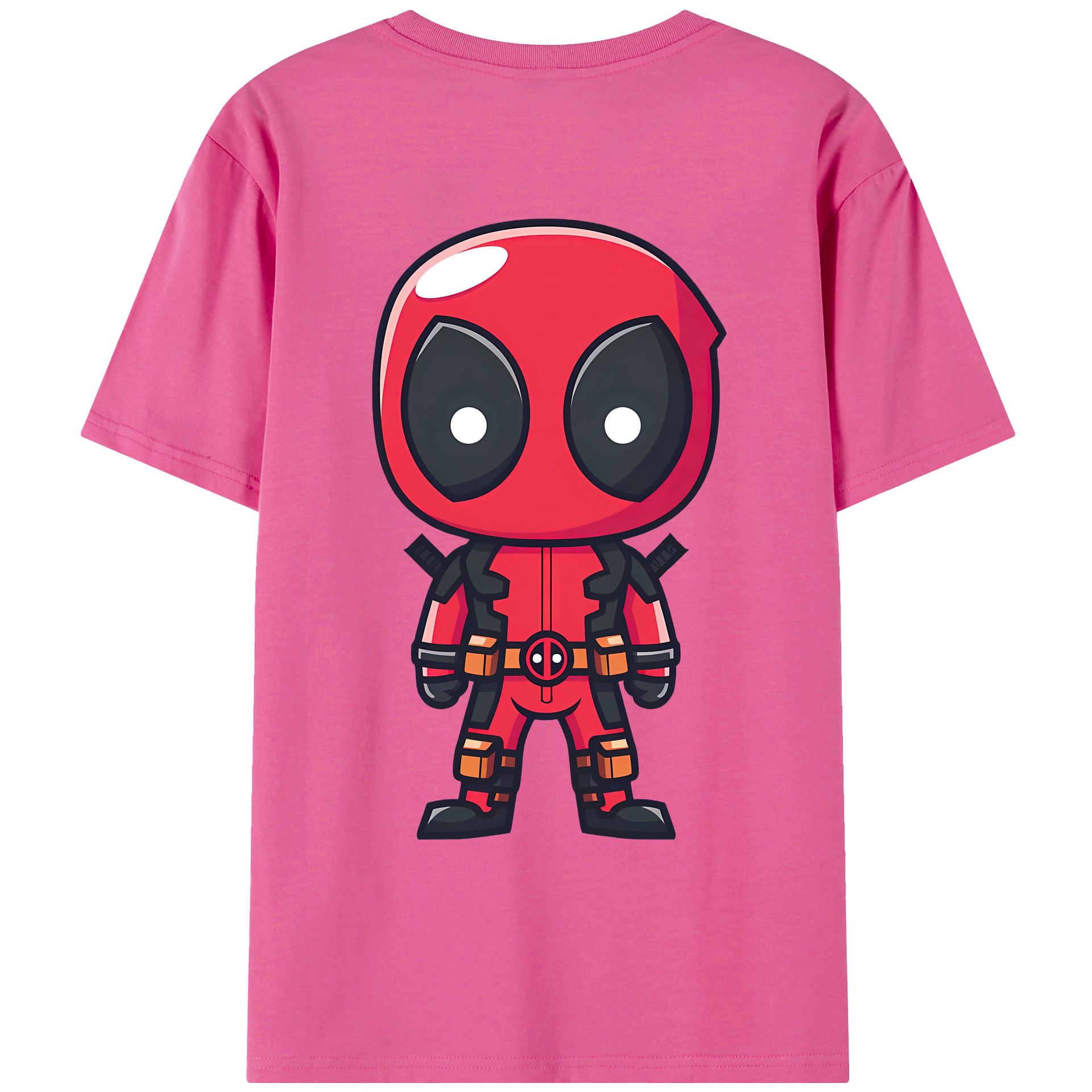（画像用） Deadpool デッドプール レディース半袖Tシャツ(バックプリント)