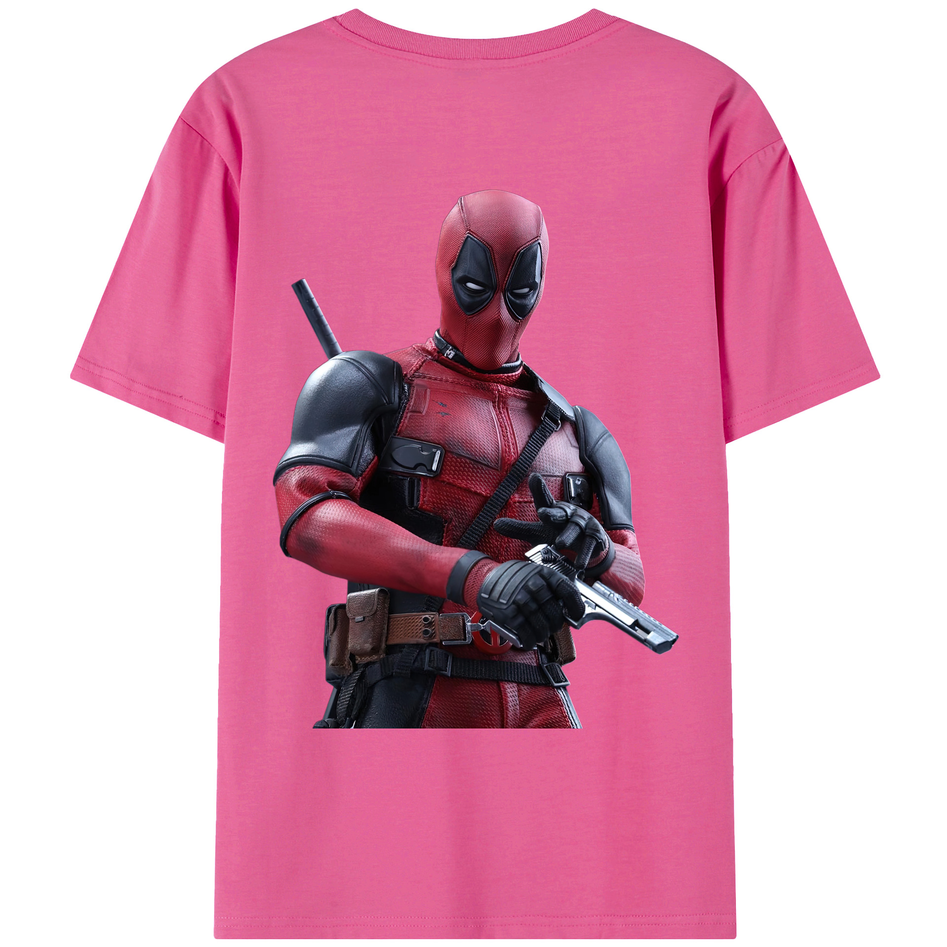 （画像用） Deadpool デッドプール レディース半袖Tシャツ(バックプリント)
