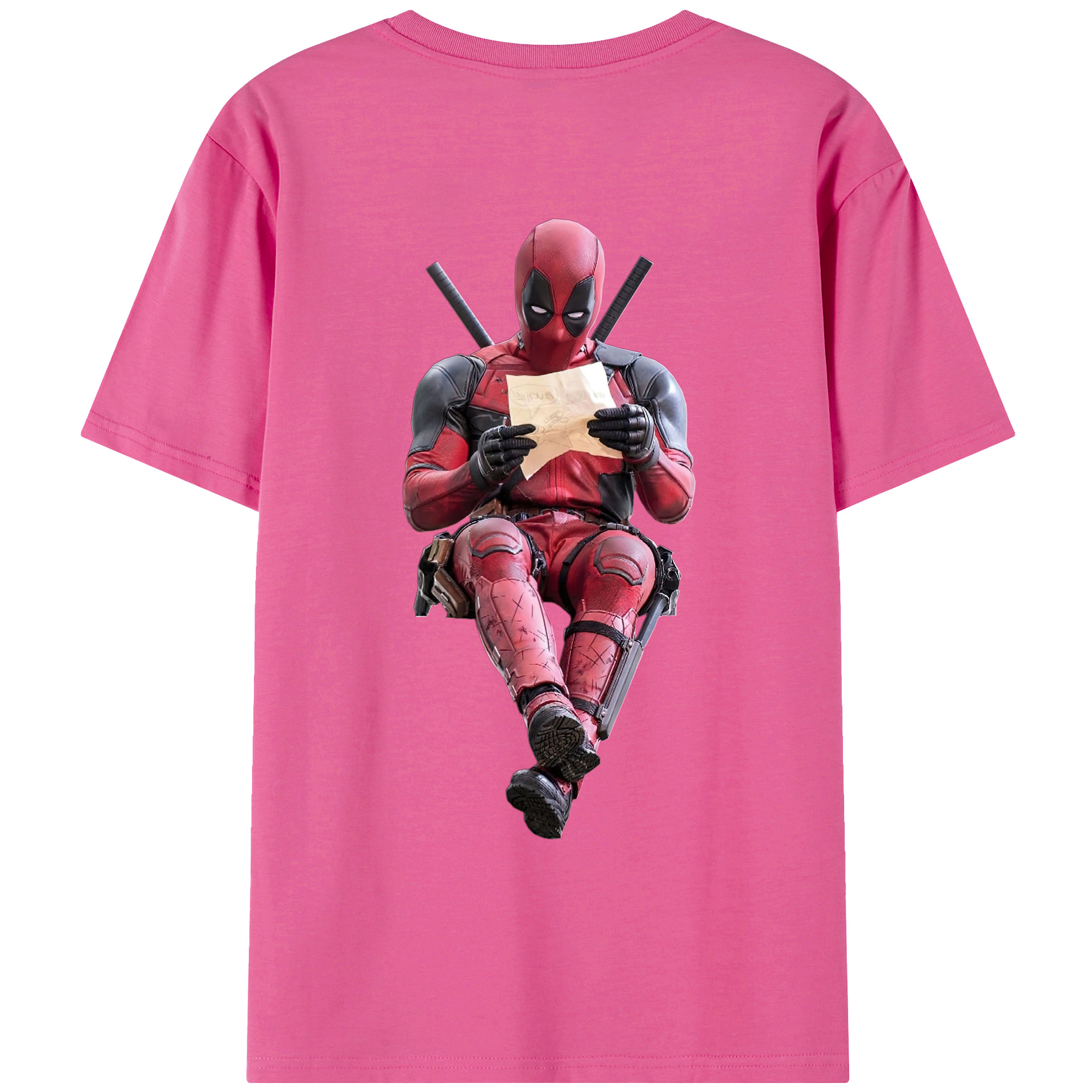 （画像用） Deadpool デッドプール レディース半袖Tシャツ(バックプリント)