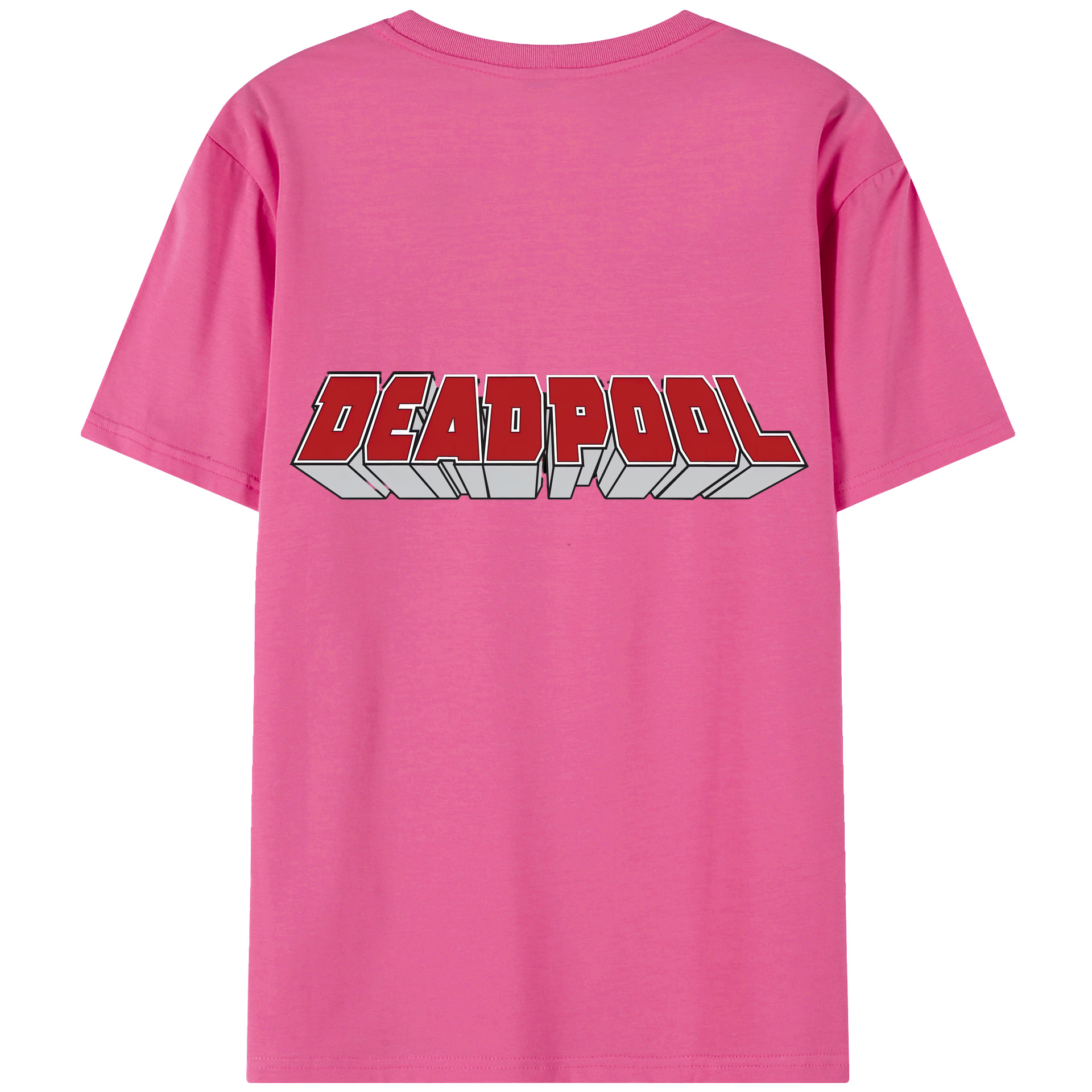 （画像用） Deadpool デッドプール レディース半袖Tシャツ(バックプリント)