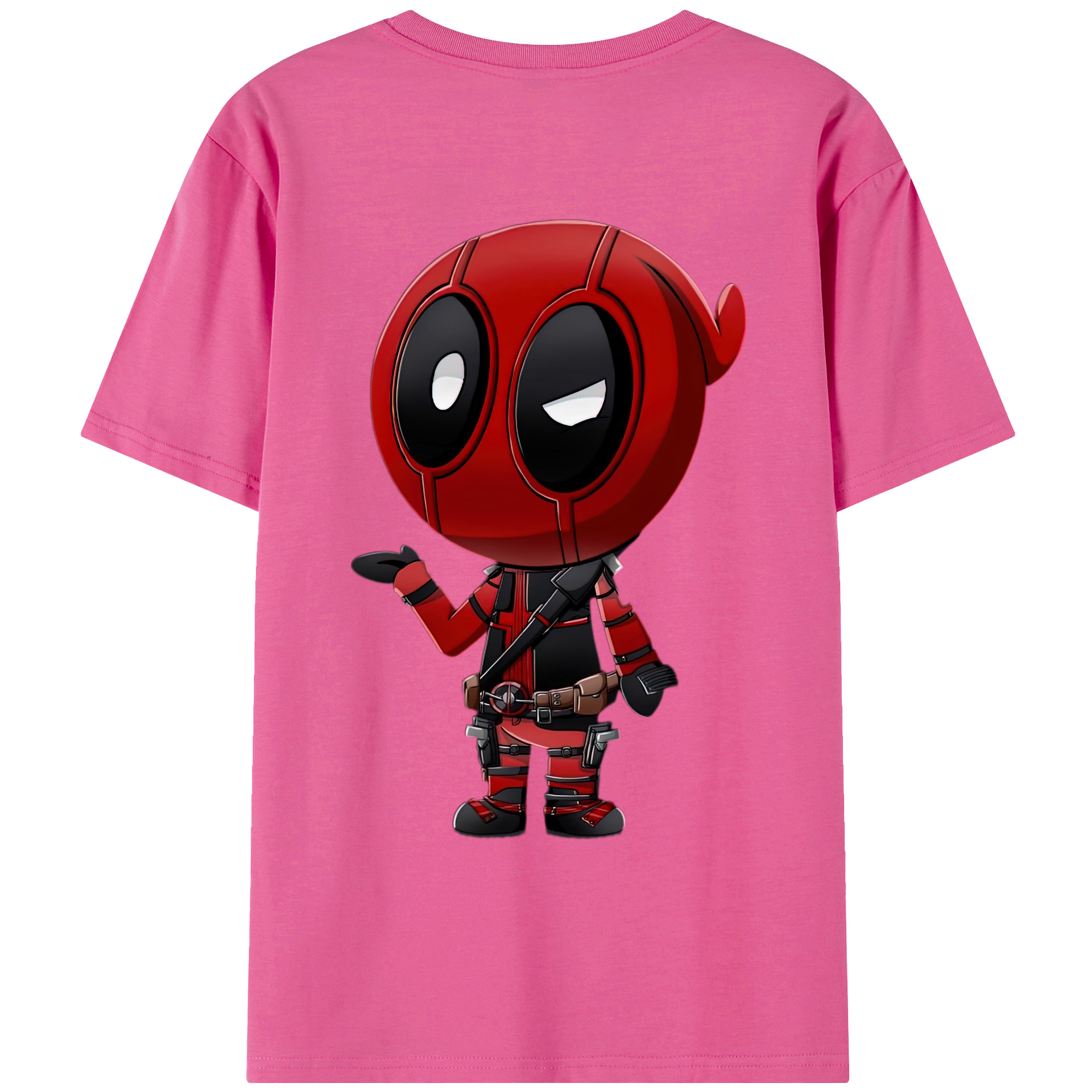（画像用） Deadpool デッドプール レディース半袖Tシャツ(バックプリント)