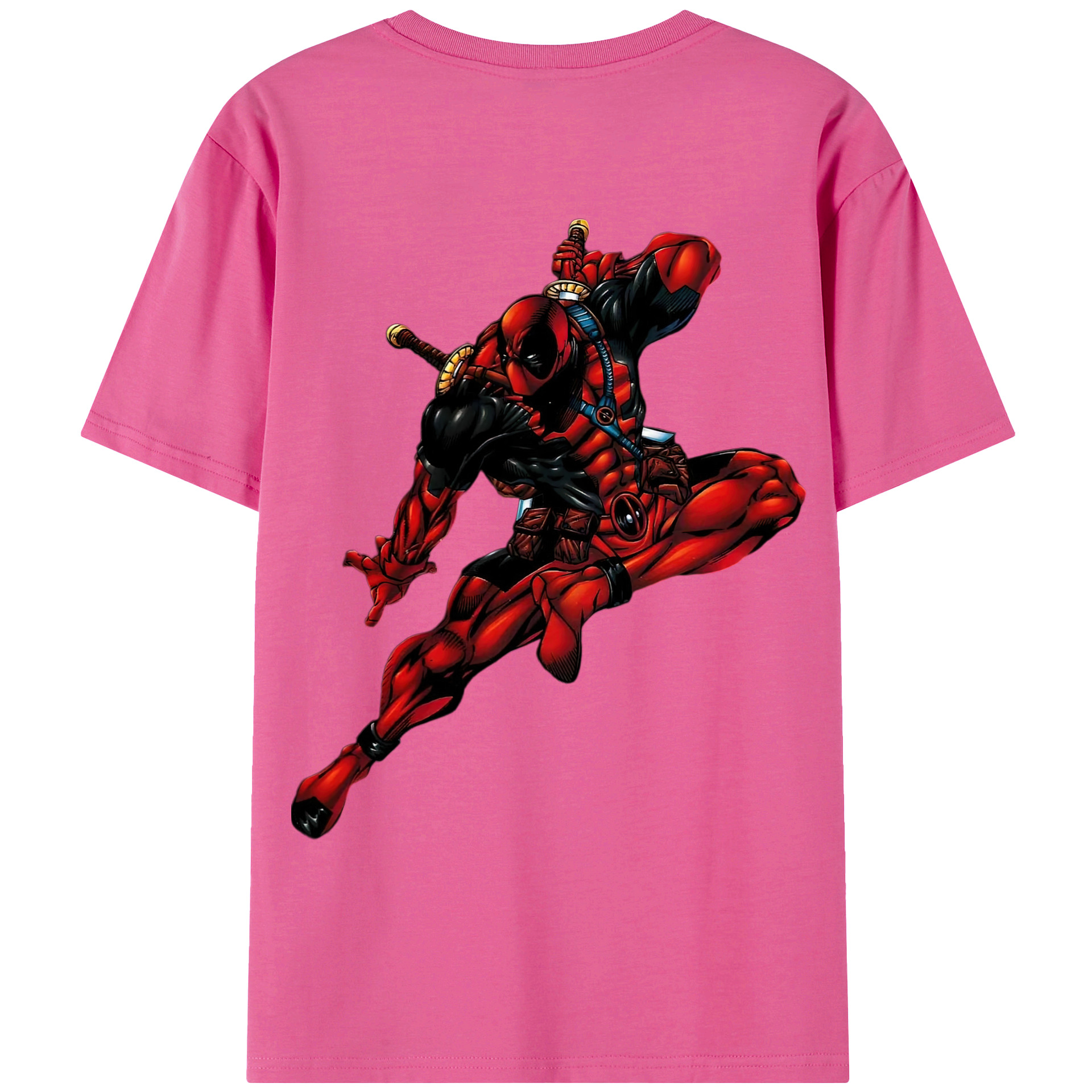 （画像用） Deadpool デッドプール レディース半袖Tシャツ(バックプリント)