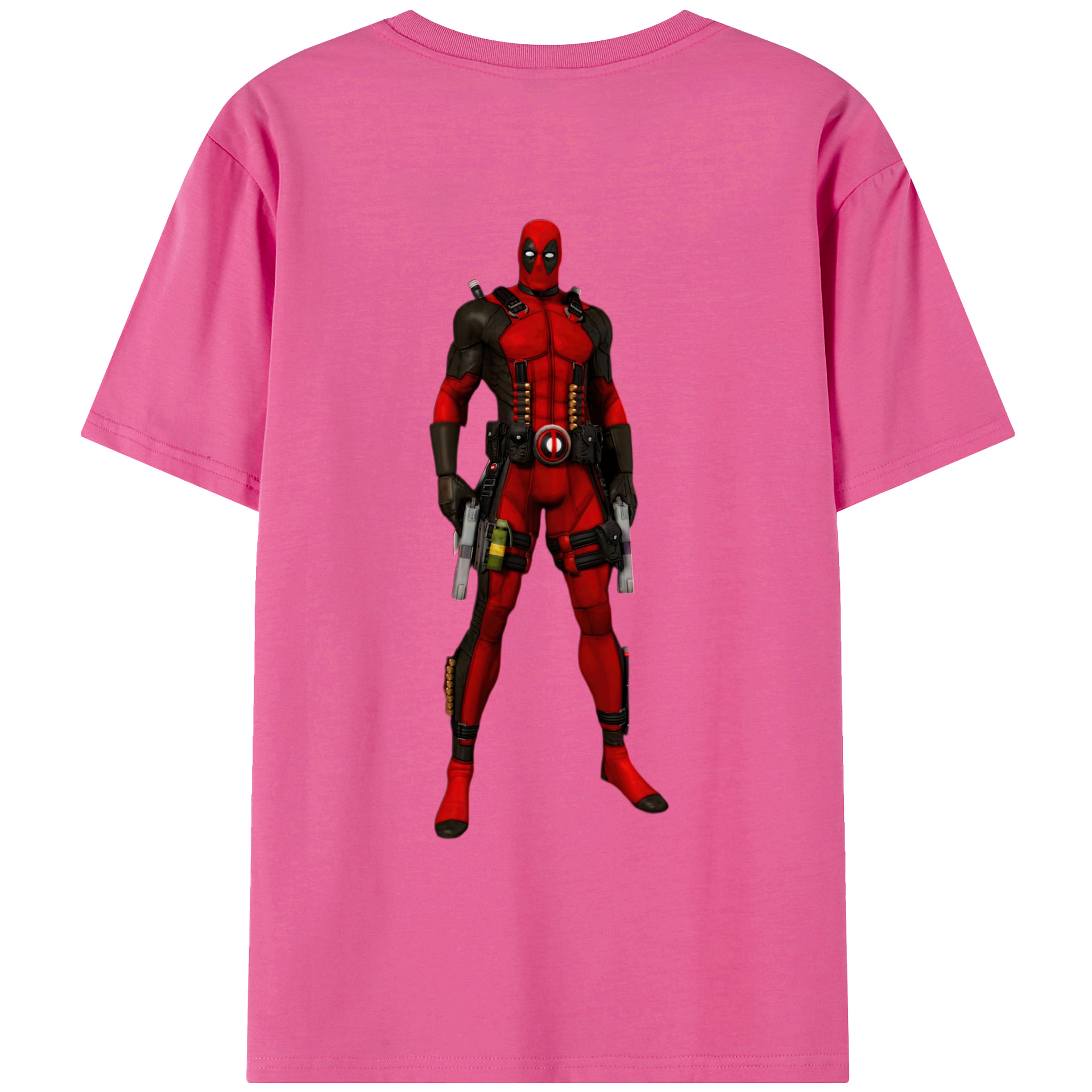 （画像用） Deadpool デッドプール レディース半袖Tシャツ(バックプリント)