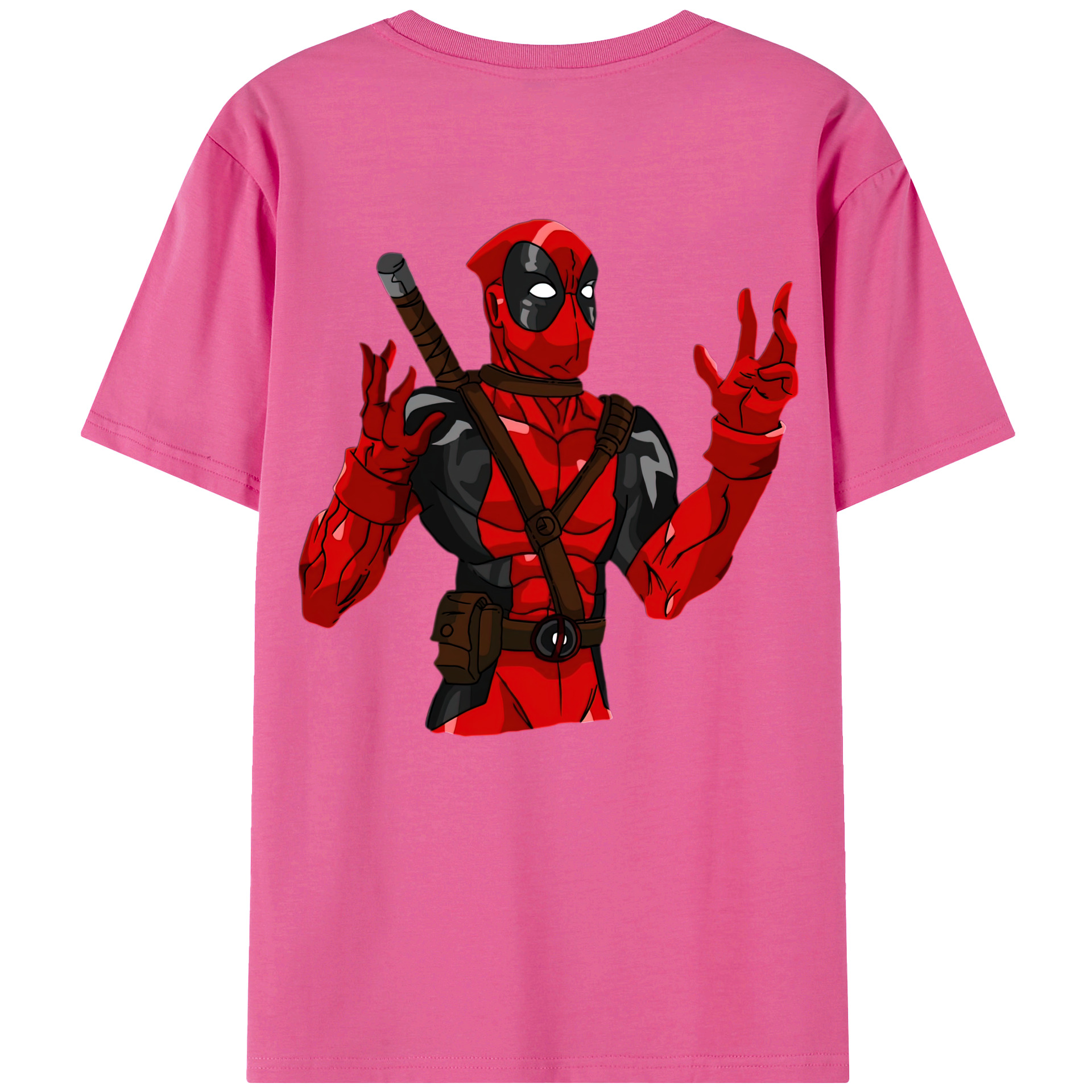 （画像用） Deadpool デッドプール レディース半袖Tシャツ(バックプリント)