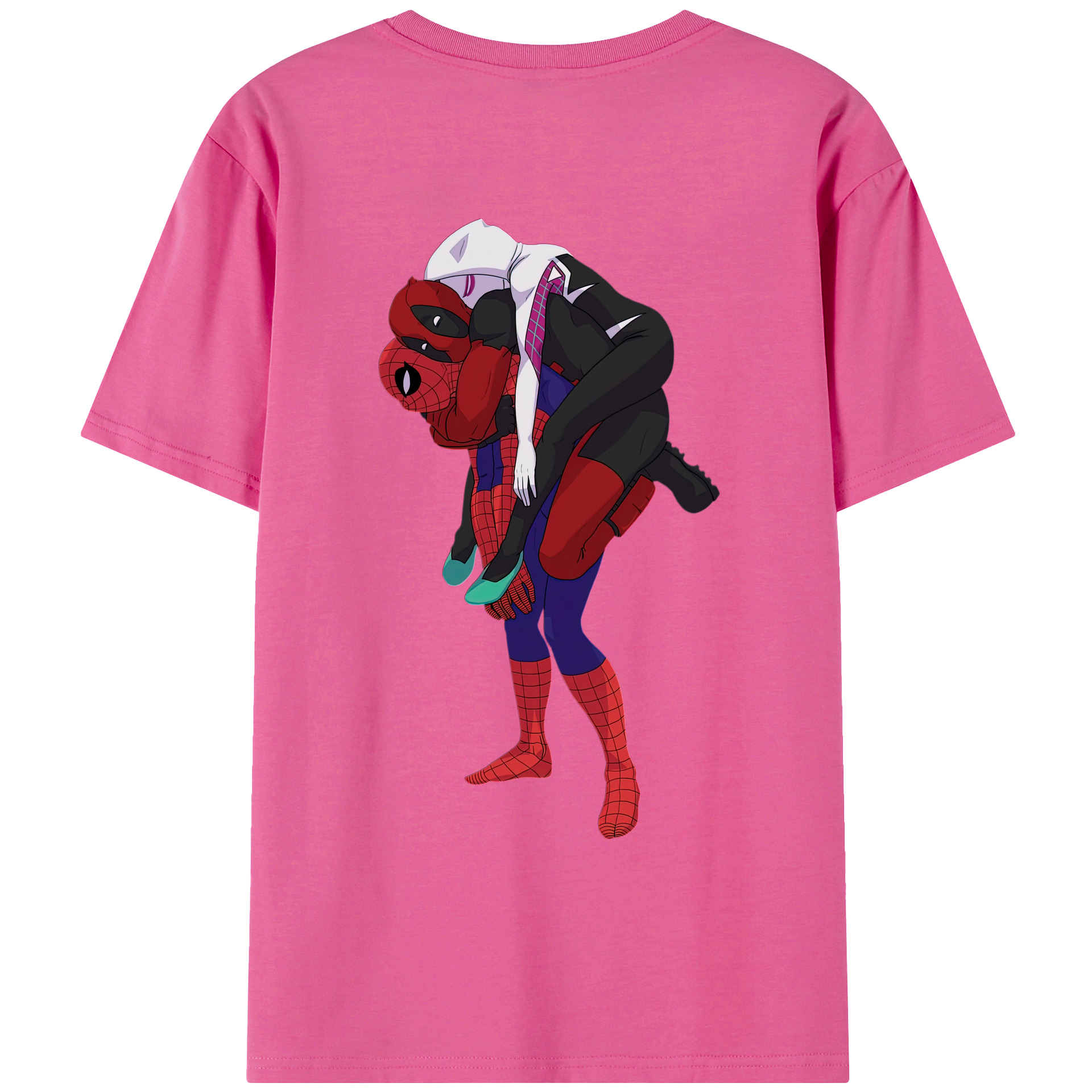 （画像用） Deadpool デッドプール レディース半袖Tシャツ(バックプリント)