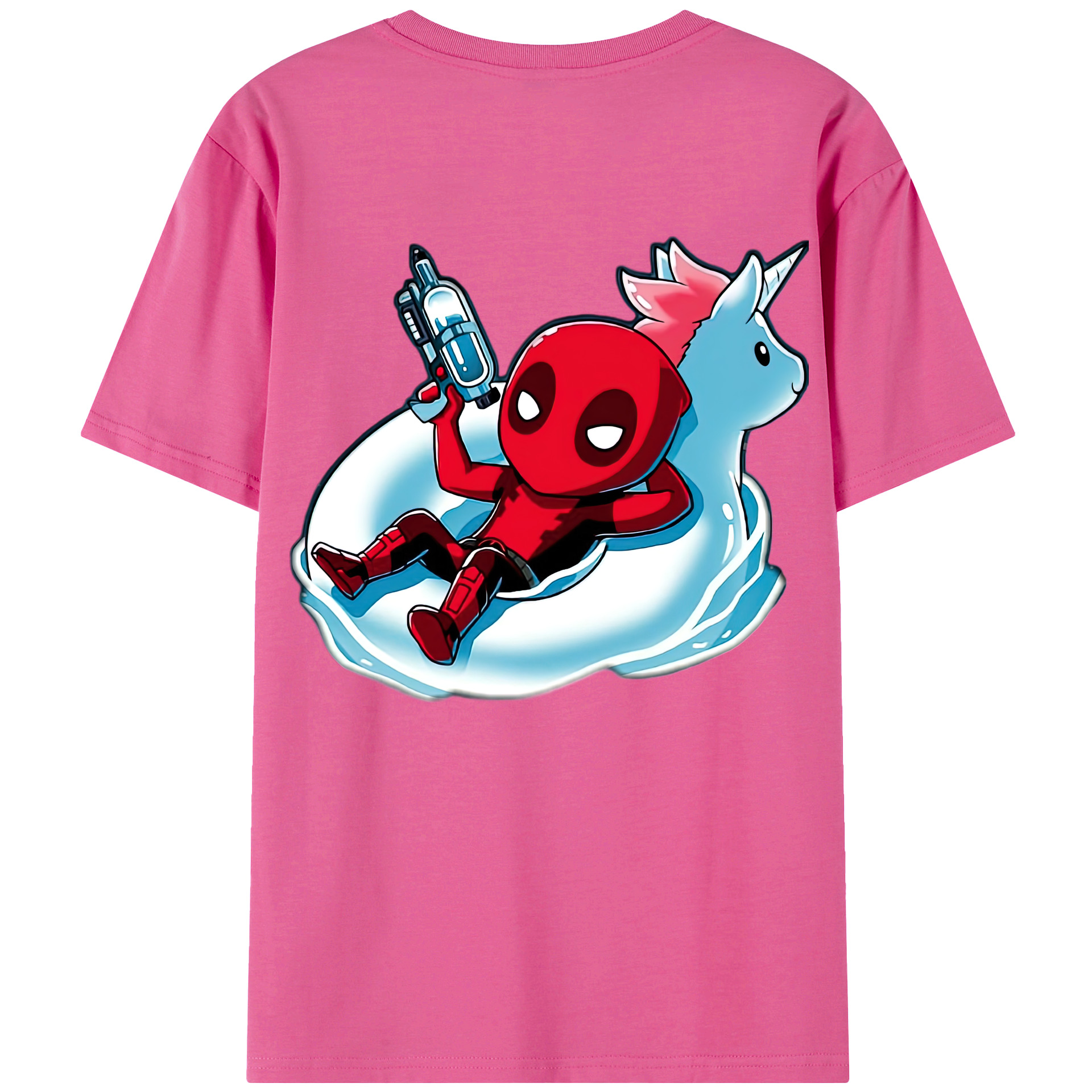 （画像用） Deadpool デッドプール レディース半袖Tシャツ(バックプリント)