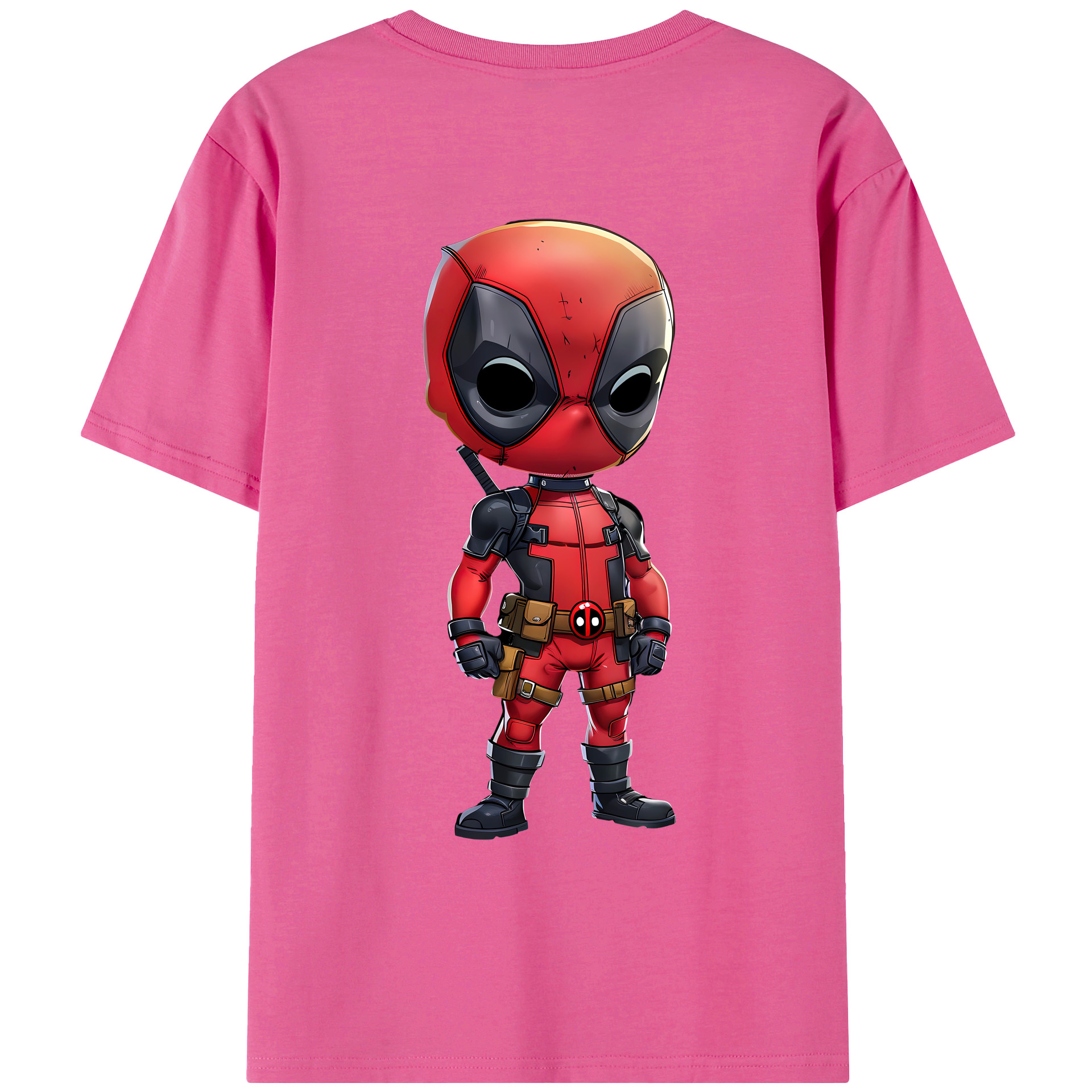 （画像用） Deadpool デッドプール レディース半袖Tシャツ(バックプリント)