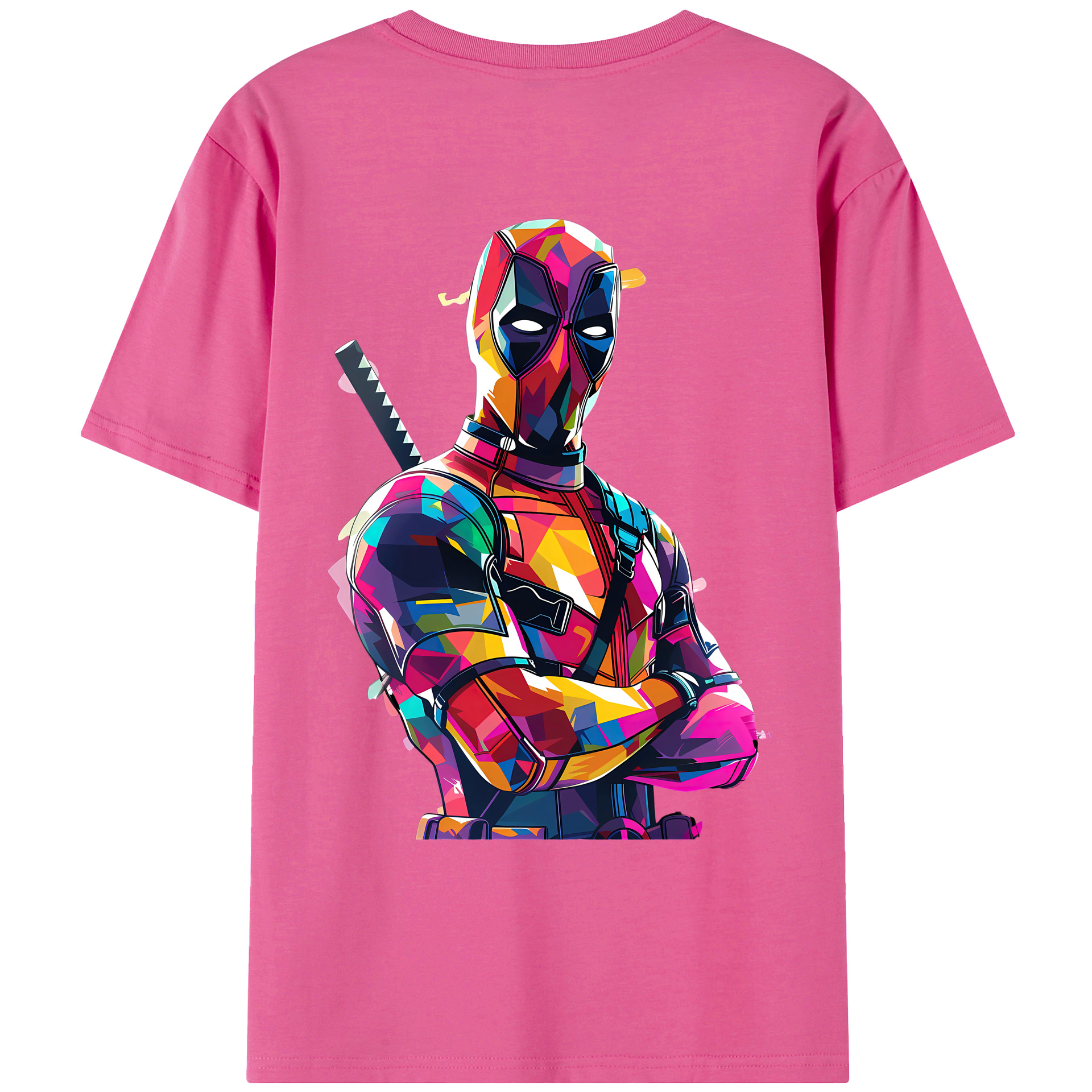 （画像用） Deadpool デッドプール レディース半袖Tシャツ(バックプリント)