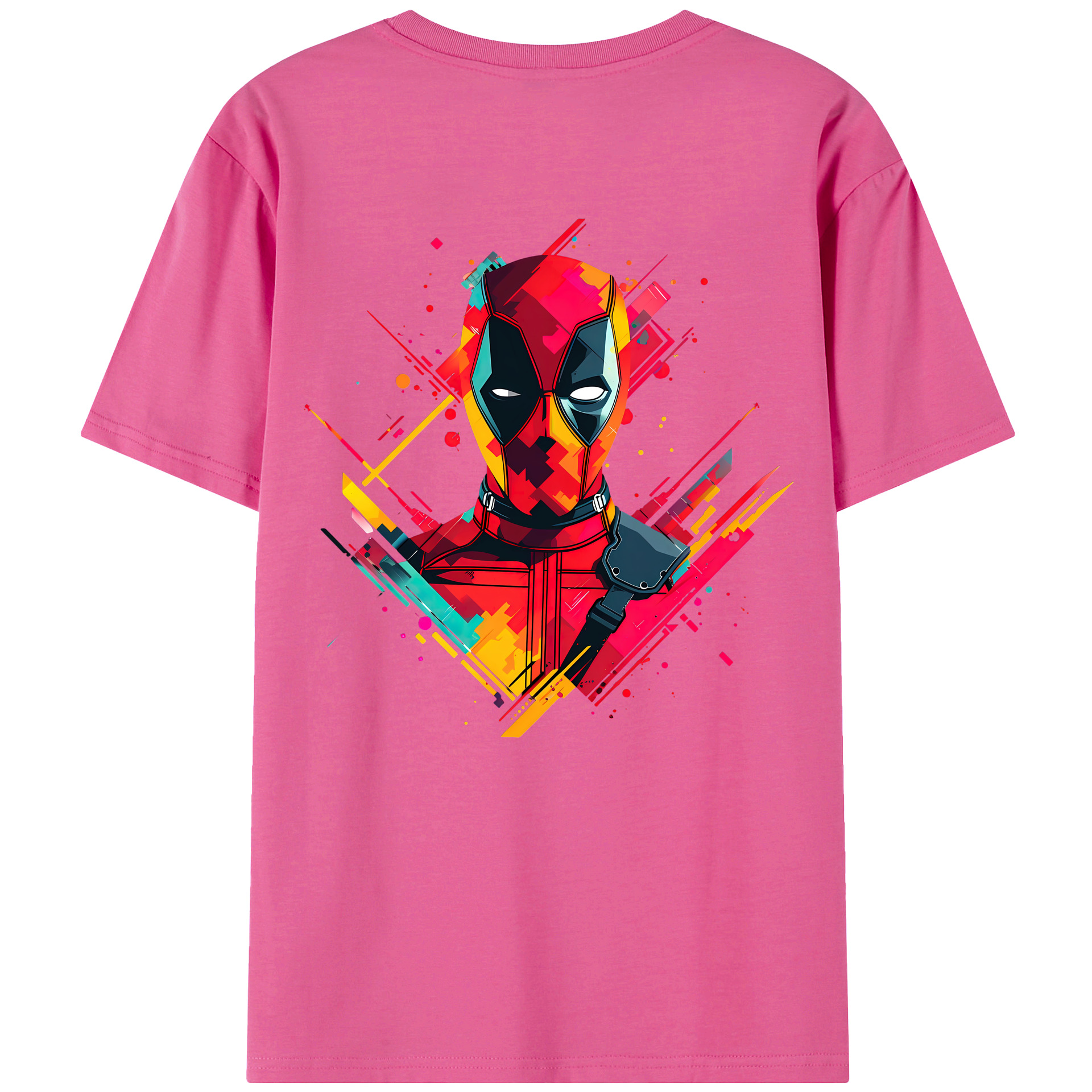 （画像用） Deadpool デッドプール レディース半袖Tシャツ(バックプリント)