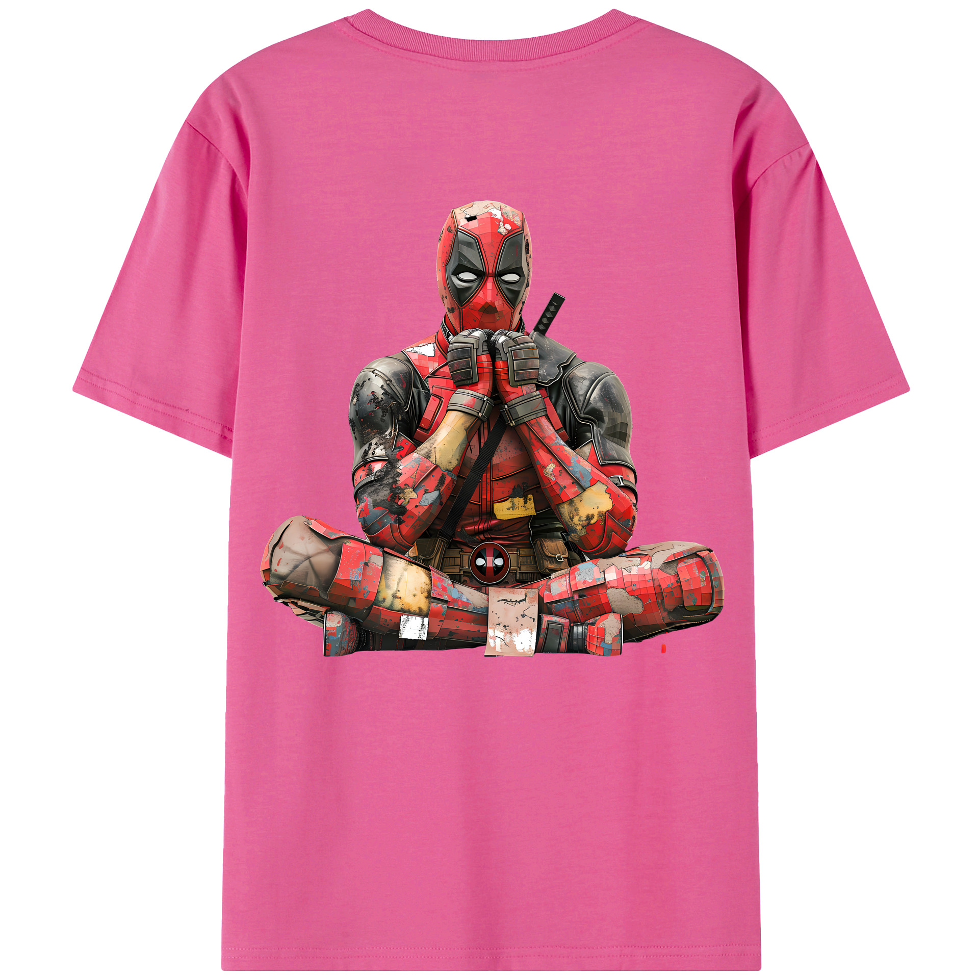 （画像用） Deadpool デッドプール レディース半袖Tシャツ(バックプリント)