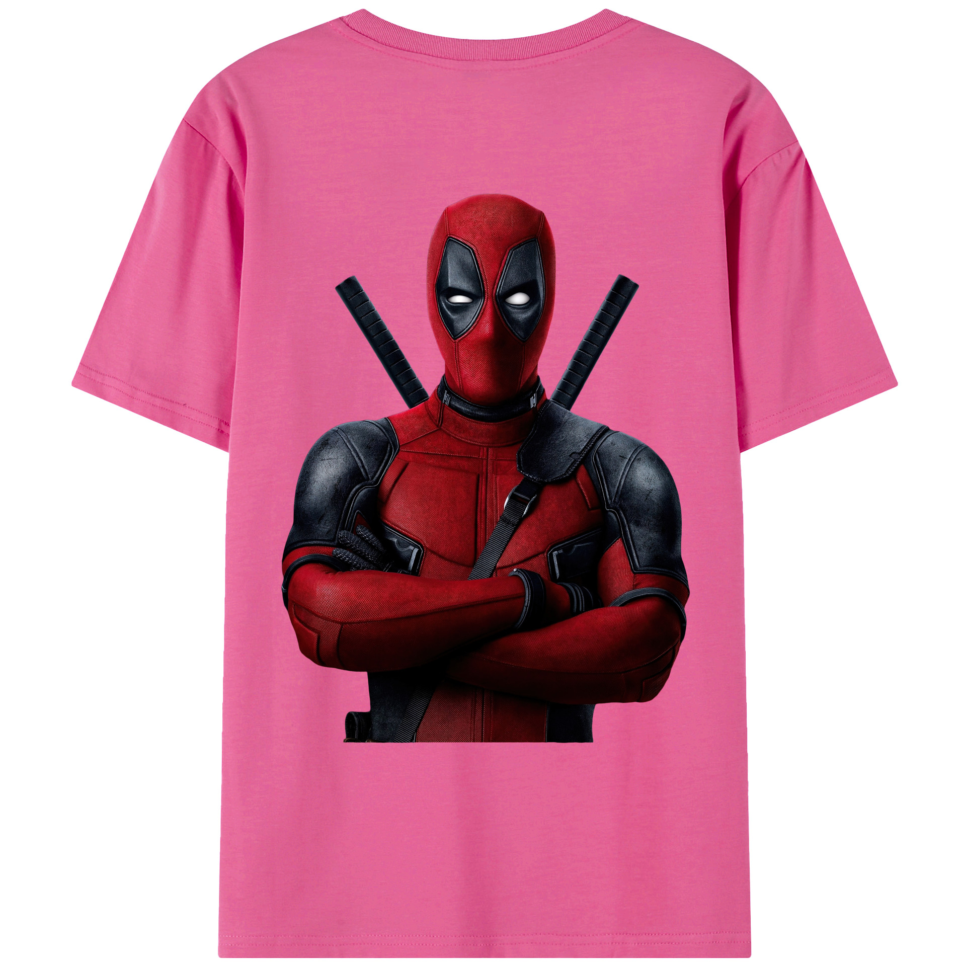（画像用） Deadpool デッドプール レディース半袖Tシャツ(バックプリント)