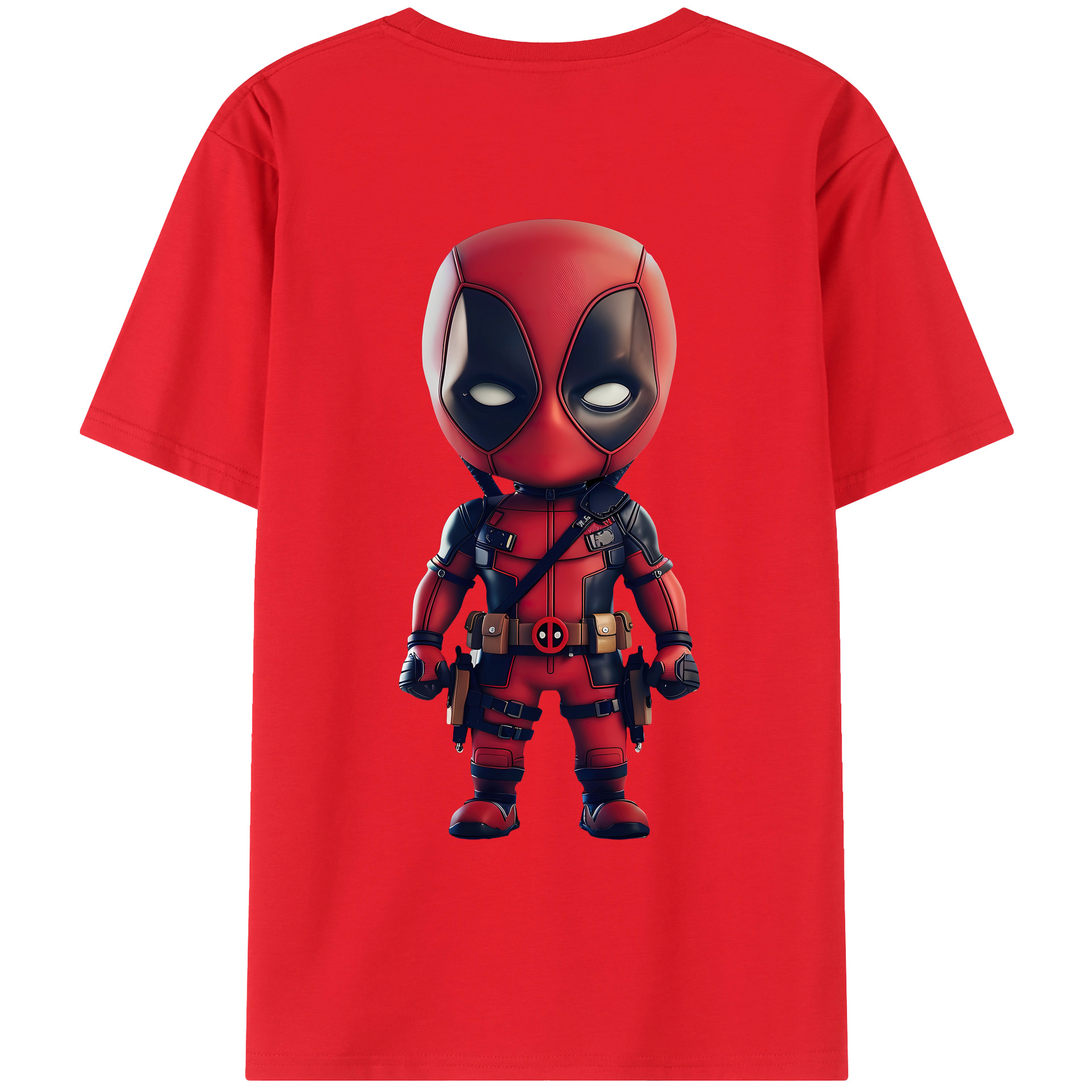 （画像用） Deadpool デッドプール レディース半袖Tシャツ(バックプリント)