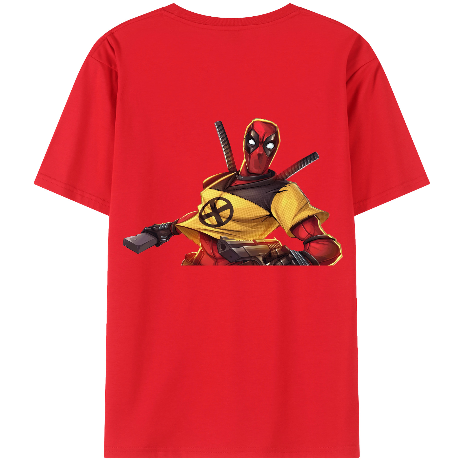 （画像用） Deadpool デッドプール レディース半袖Tシャツ(バックプリント)