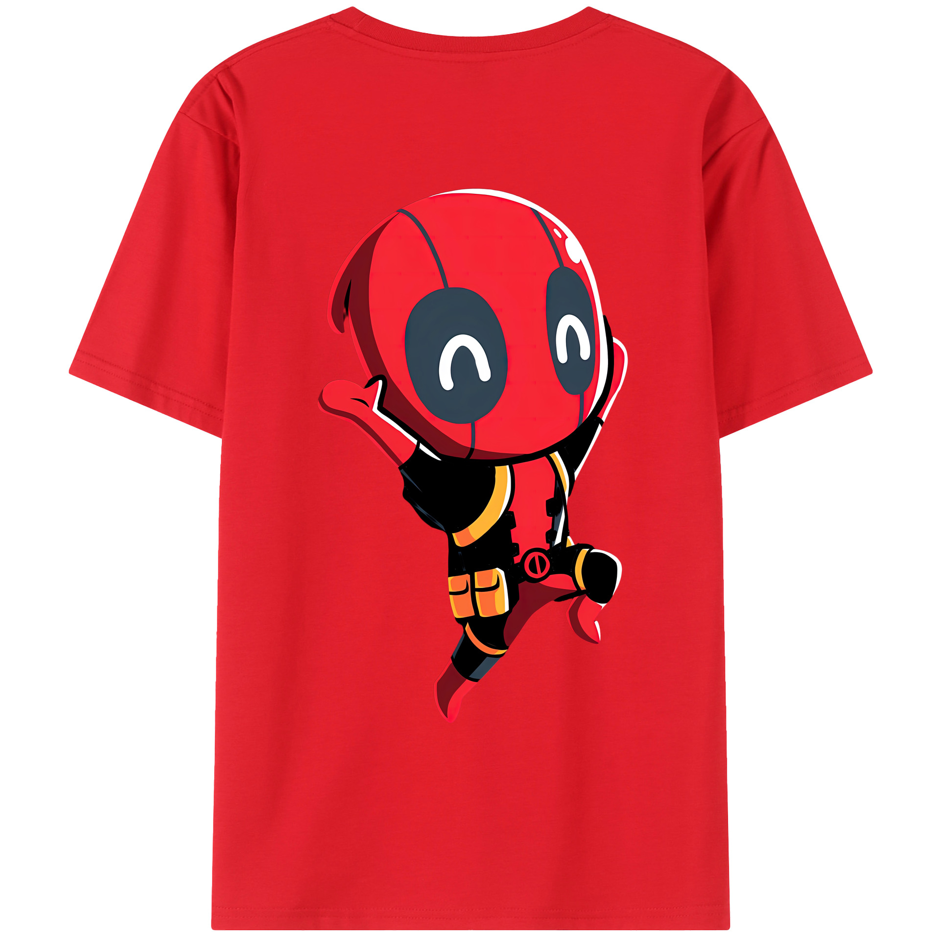 （画像用） Deadpool デッドプール レディース半袖Tシャツ(バックプリント)