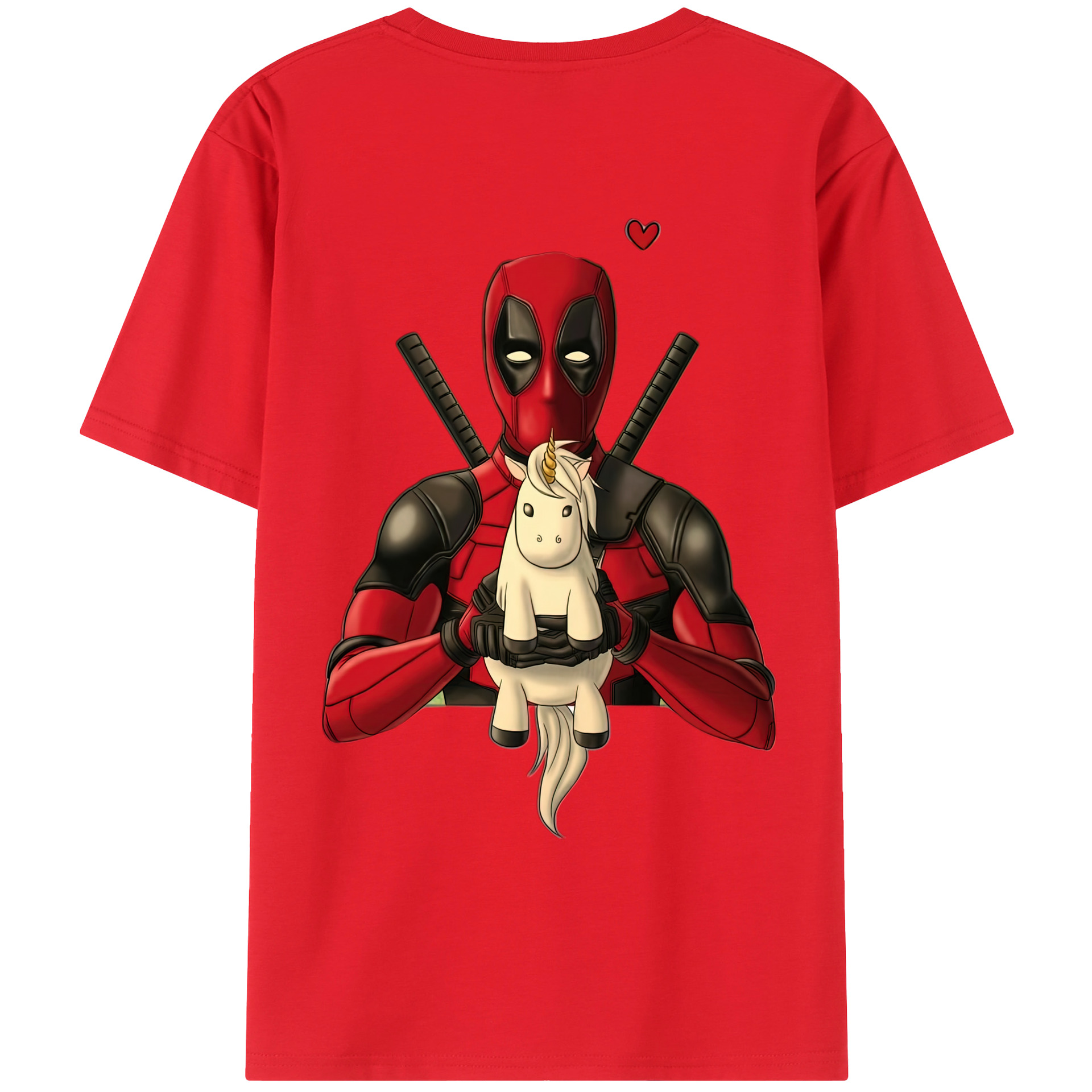 （画像用） Deadpool デッドプール レディース半袖Tシャツ(バックプリント)